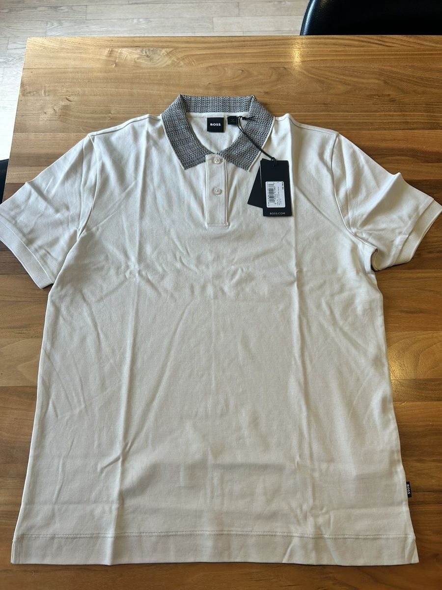 Hugo Boss Hugo Boss Classic Polo in White Size US L / EU 52-54 / 3 - 2 Thumbnail