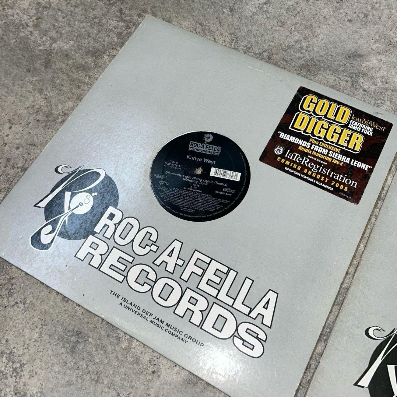 Kanye West 2005 Vintage Rock-A-Fella Single Promo Vinyls Size ONE SIZE - 4 Thumbnail