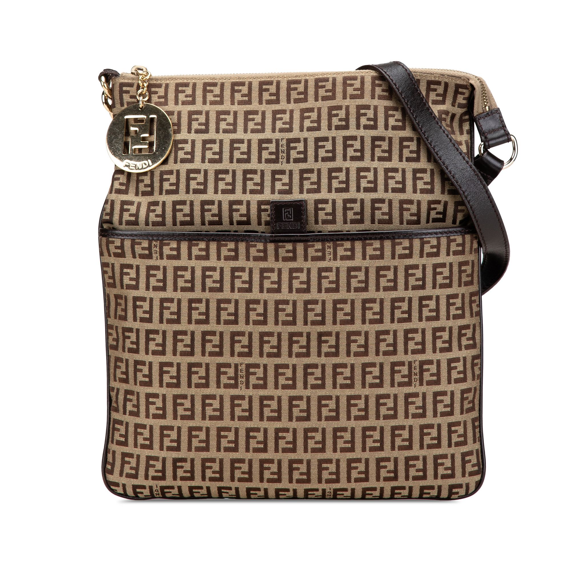 Fendi Fendi Zucchino Canvas Crossbody Size ONE SIZE - 1 Thumbnail