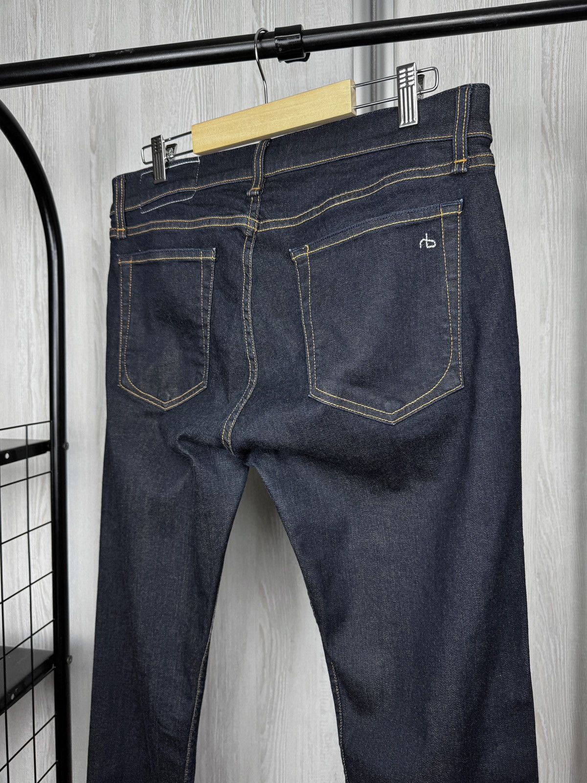 Rag & Bone Rag & Bone indigo blue standard issue skinny leg denim jeans Size US 32 / EU 48 - 1 Thumbnail