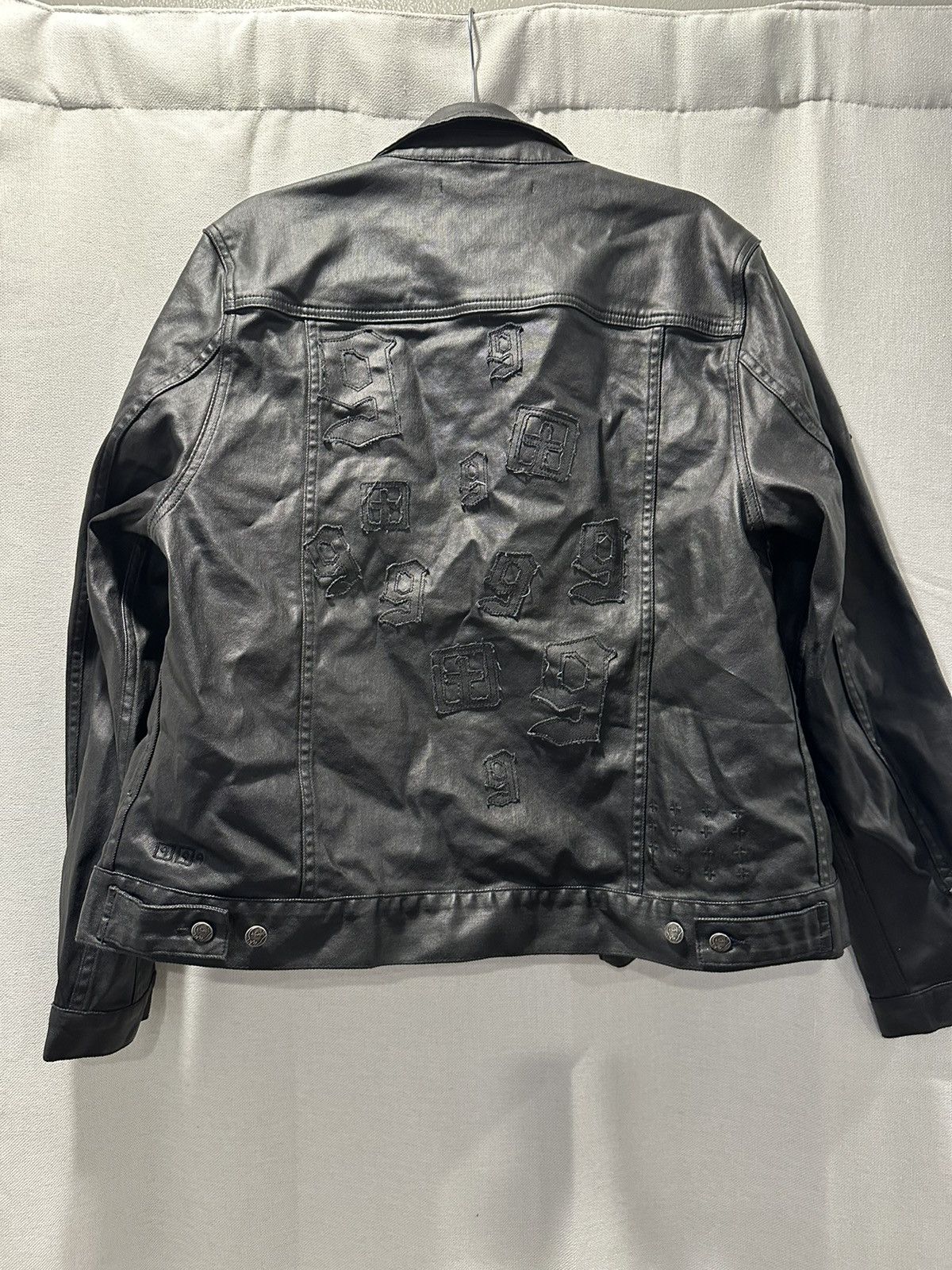 999 Club × Ksubi Ksubi 999 club black waxy jacket Size US L / EU 52-54 / 3 - 4 Thumbnail