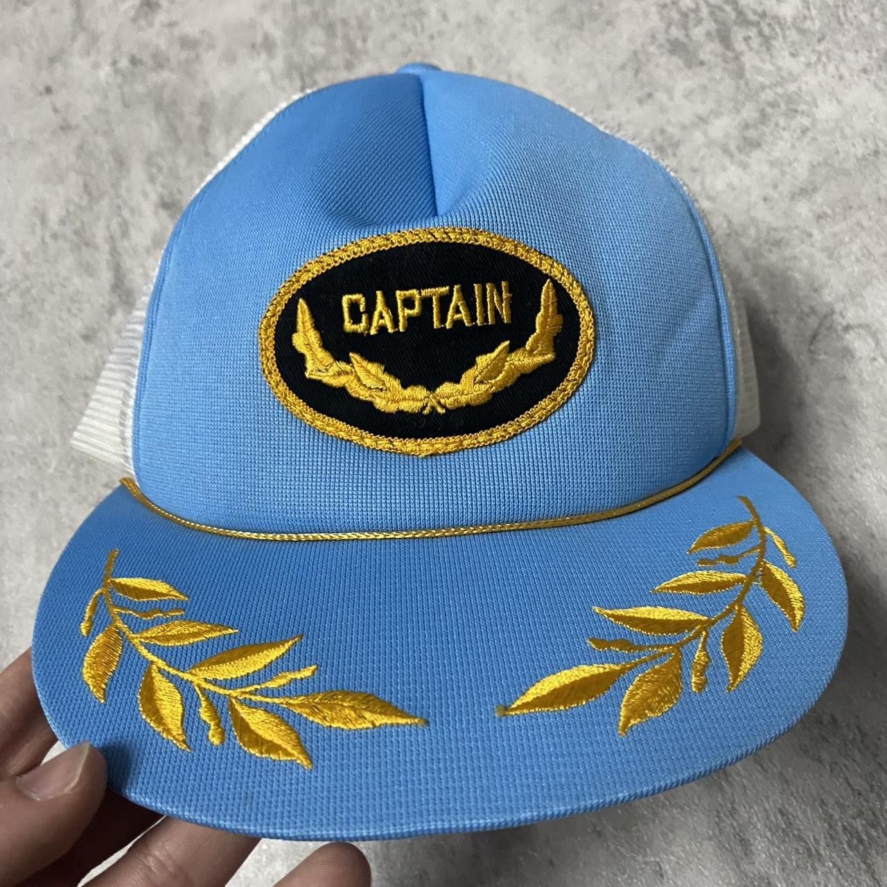 Other Blue and yellow Captain hat Size ONE SIZE - 3 Thumbnail