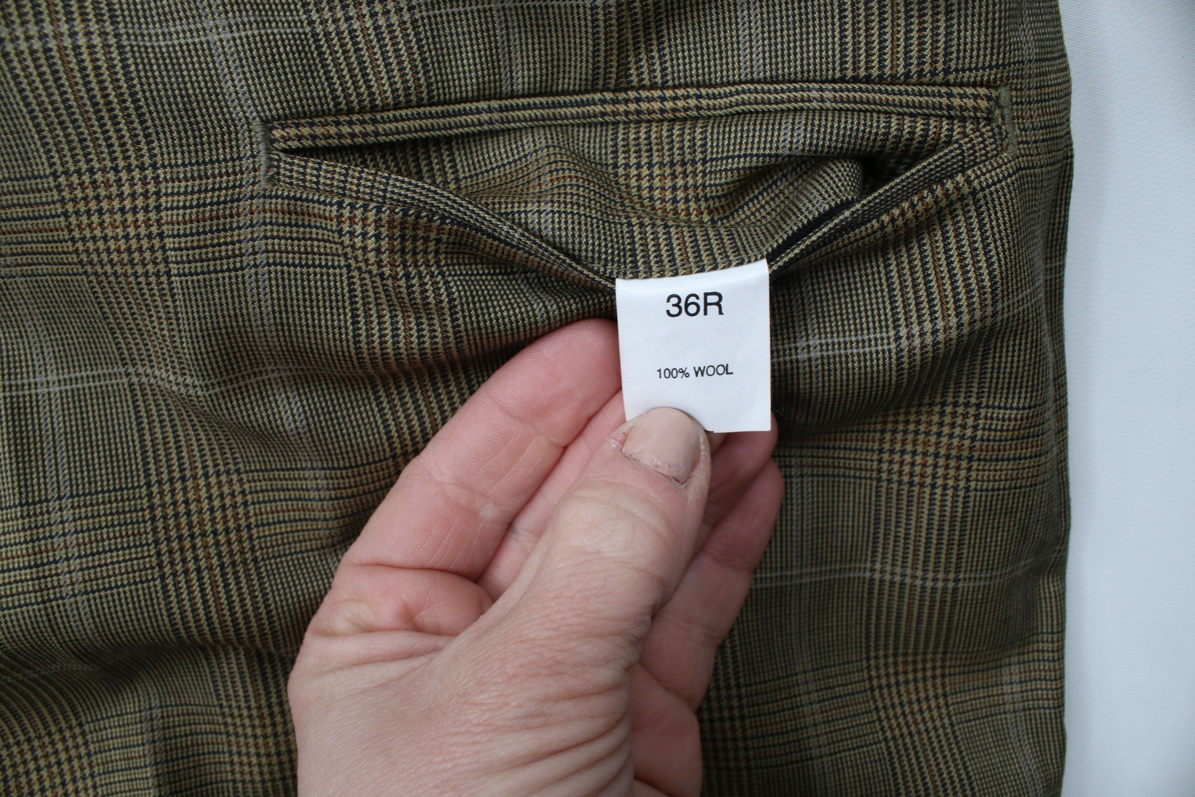 Vintage Vintage 90s Streetwear Cuffed Wide Leg Chino Pants Plaid Size US 36 / EU 52 - 10 Thumbnail