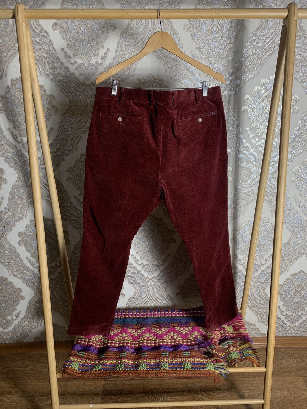 Polo Ralph Lauren VINTAGE POLO RALPH LAUREN VELVET DESIGNER CASUAL Y2K 90s USA Size US 38 / EU 54 - 4 Thumbnail