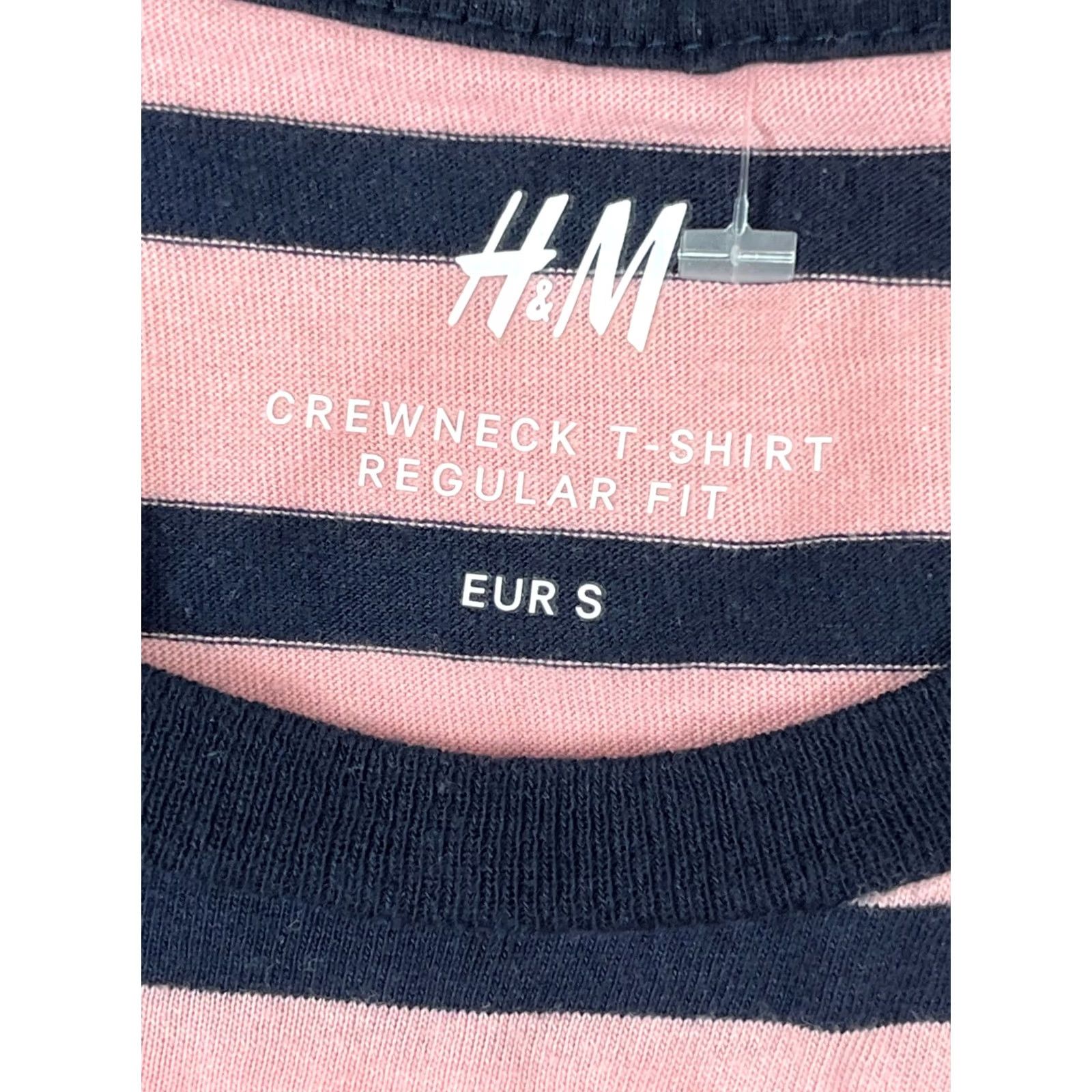 H&M H&M T-Shirt Mens Size S Blue Pink Navy Striped Crewneck Short Sleeve Tee Size US S / EU 44-46 / 1 - 6 Thumbnail