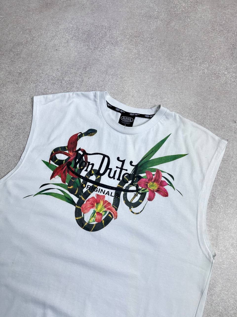 Von Dutch Vintage Von Dutch Floral Y2K Tank Top Rare S Size US S / EU 44-46 / 1 - 3 Thumbnail