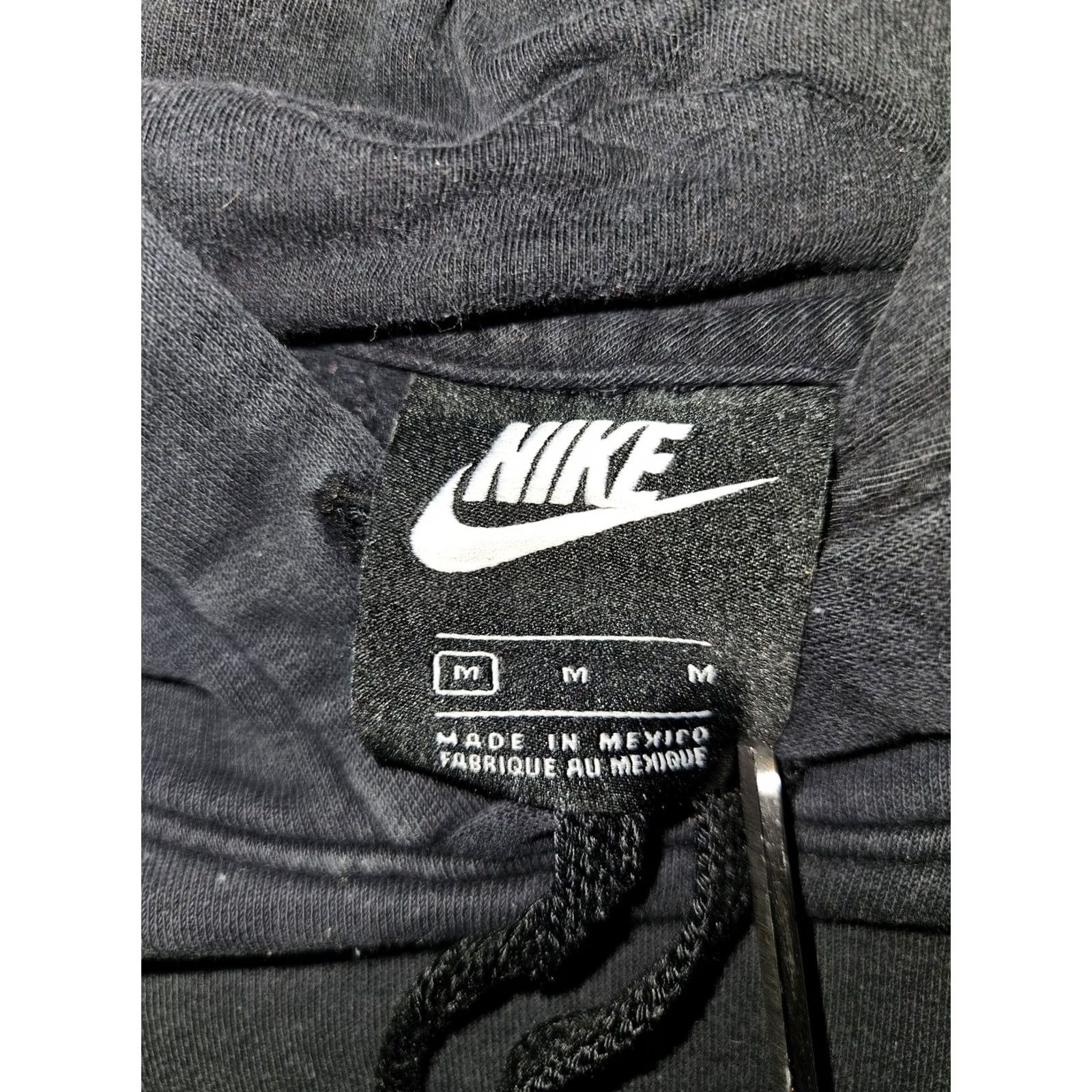 Nike Nike Hoodie Mens M Pullover Black Peace Geometric Sweatshirt 90s Retro Tribal Graphic Print Hooded Pockets Vintage Size US M / EU 48-50 / 2 - 6 Thumbnail