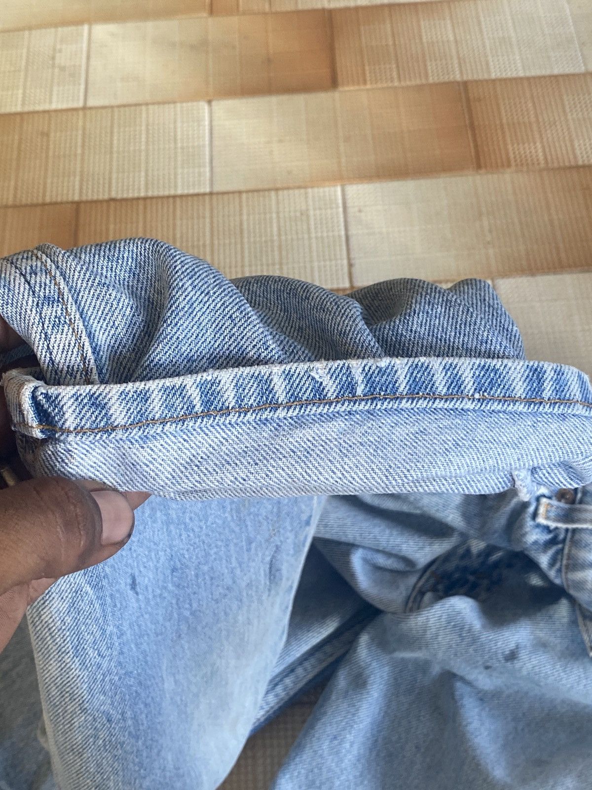 Levi's Vintage Clothing × Vivienne Westwood Vintage levis y2k Lot585 orange tab skinny denim Size US 31 - 13 Thumbnail
