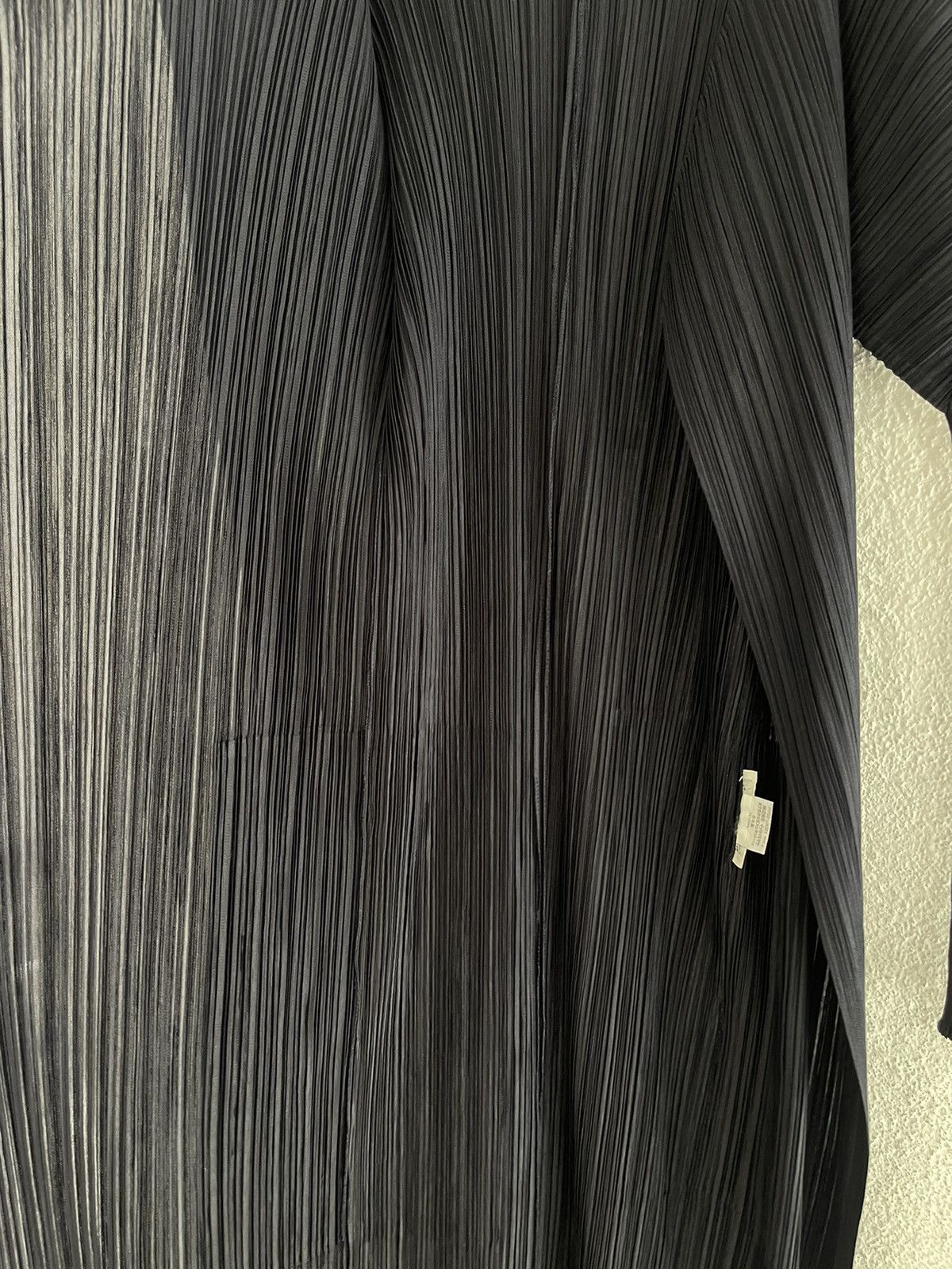 Issey Miyake × Pleats Please Issey Miyake Issey Miyake Pleats Please Cardigan Navy 2 Pockets Size ONE SIZE - 4 Thumbnail