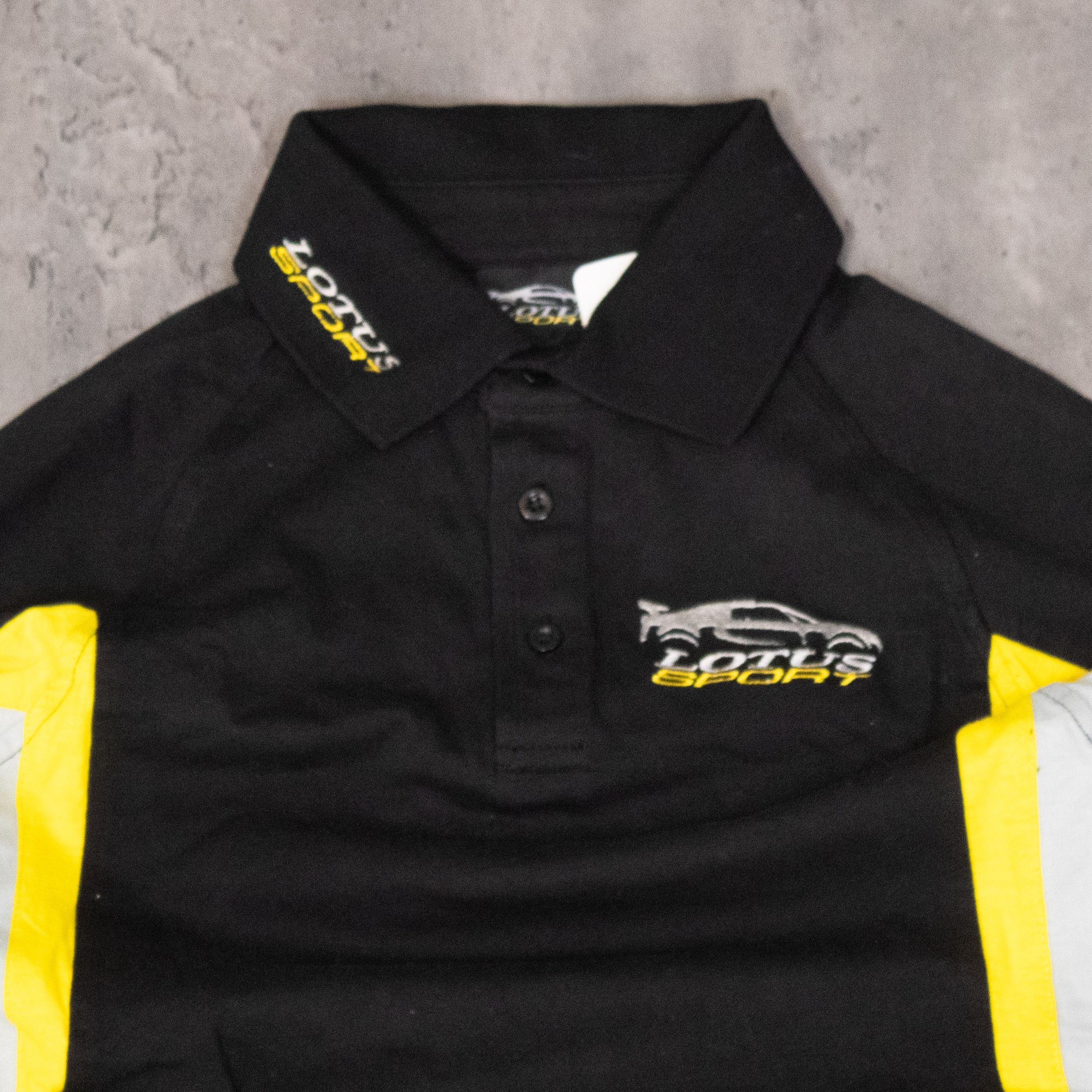 Lamborghini × Vintage Y2K 2000's Dread Lotus Sport Deadstock Black Polo Shirt Size US S / EU 44-46 / 1 - 4 Thumbnail