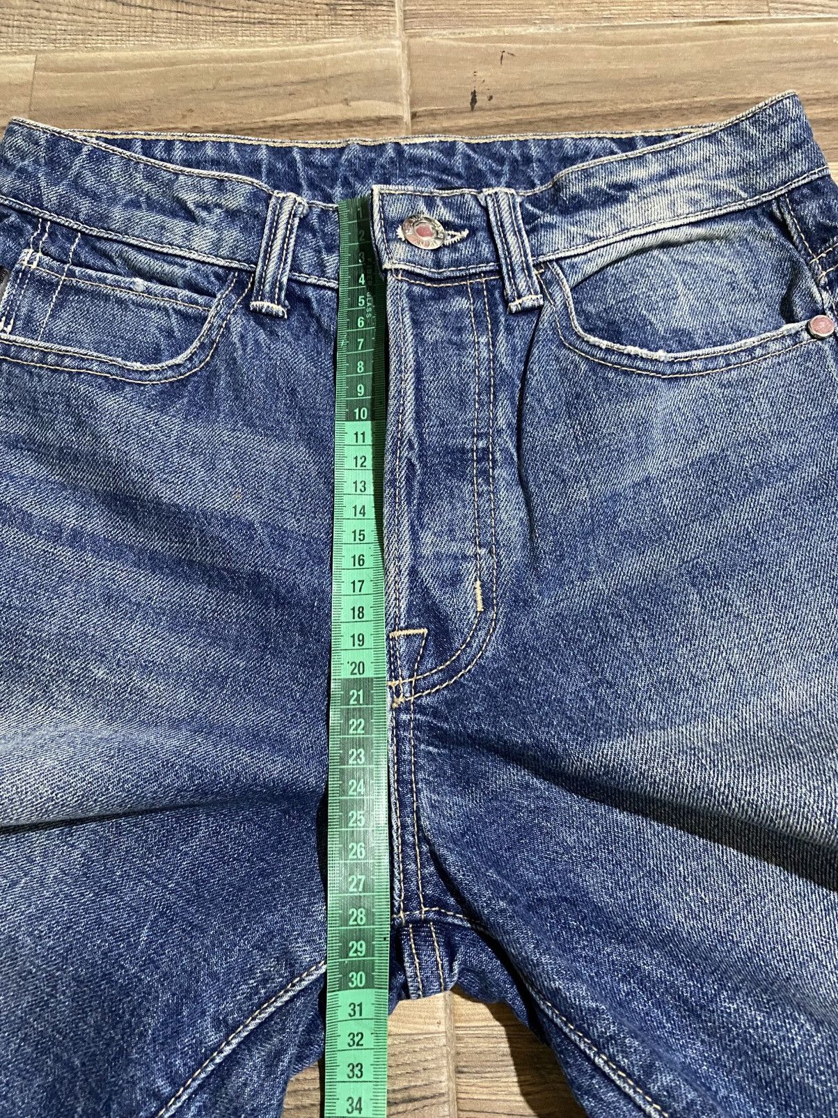 Helmut Lang HELMUT LANG HIGH RISE CROP SLIM LIGHT JACKHAMMER WASH JEANS Size 26" / US 2 / IT 38 - 15 Thumbnail