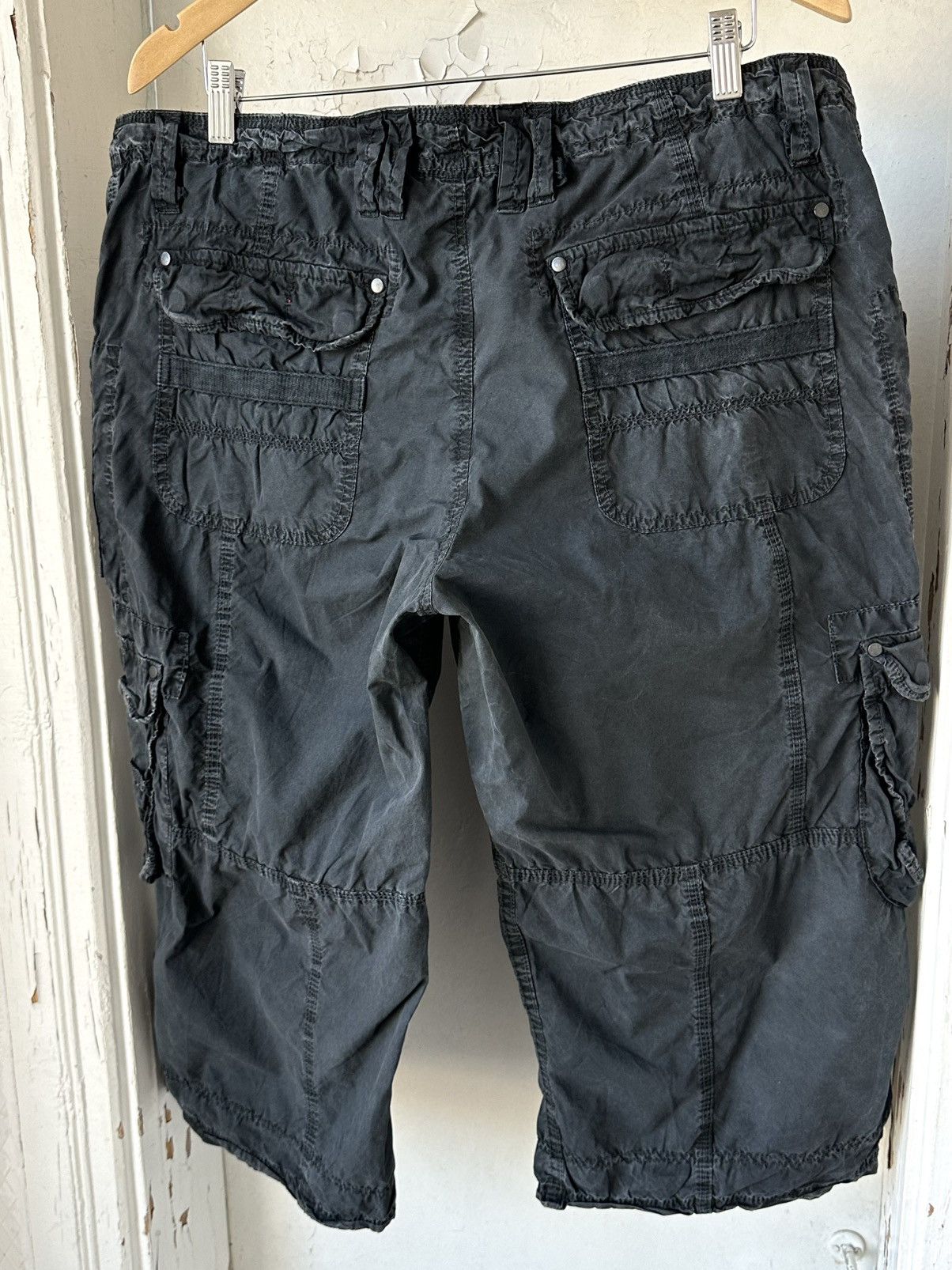 If Six Was Nine × Le Grande Bleu (L.G.B.) × Vintage Y2K Vintage Cargo Washed Zip Breeches Size US 38 / EU 54 - 7 Thumbnail