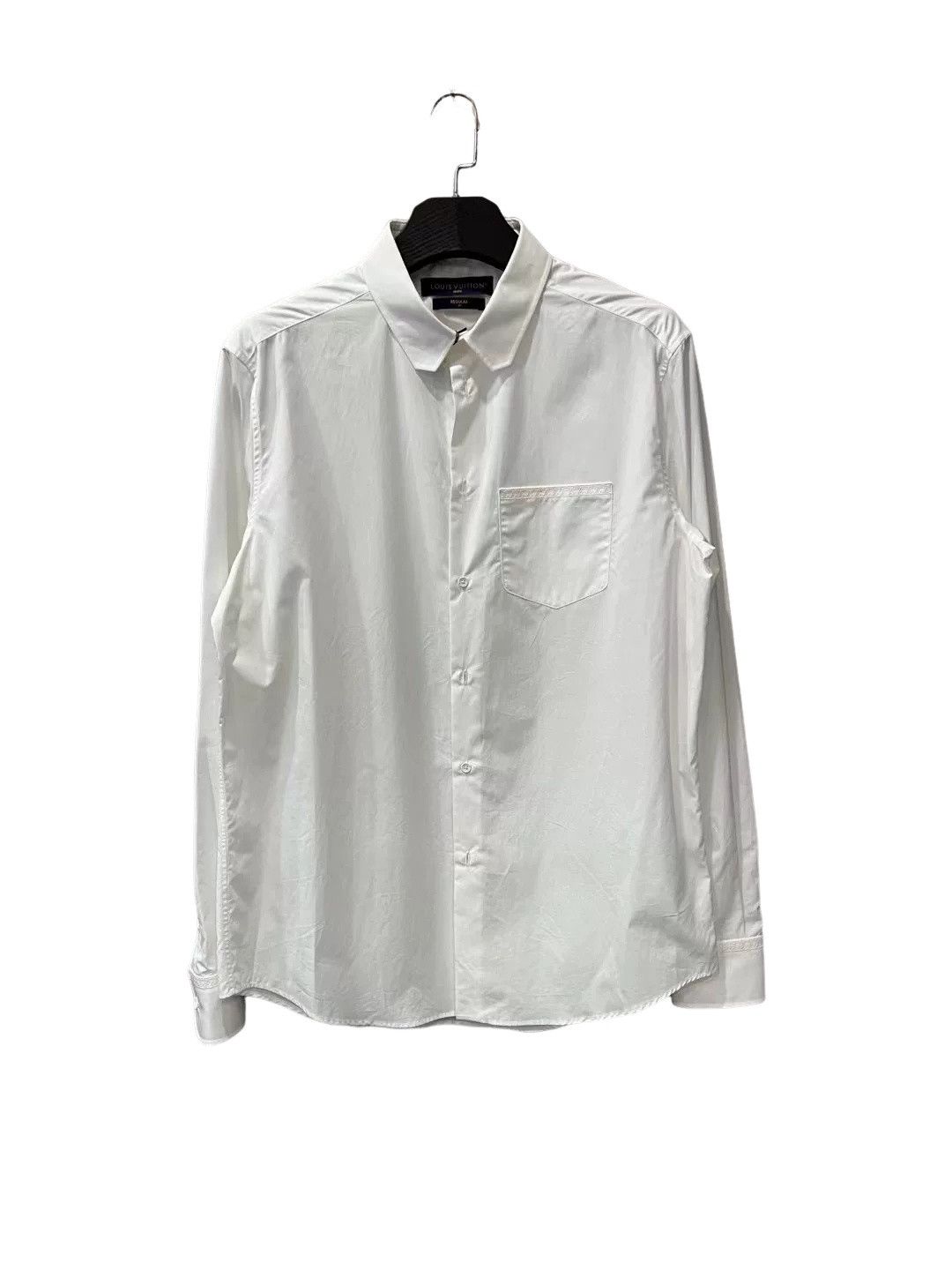 Louis Vuitton Louis Vuitton Embroidered Logo Long Sleeve Shirt 41 Size US L / EU 52-54 / 3 - 1 Thumbnail