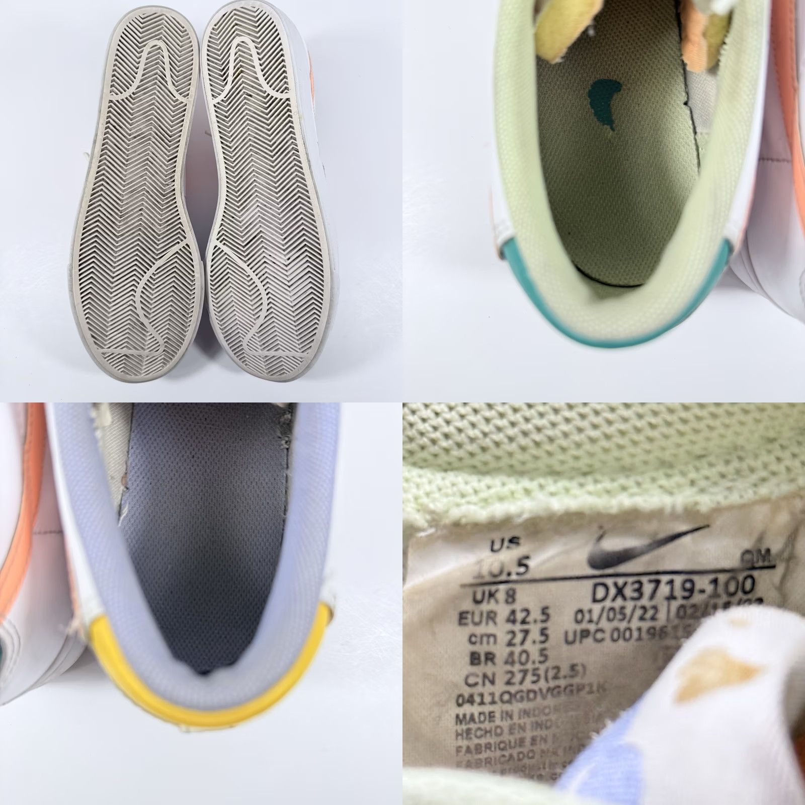 Nike Nike Blazer Low Platform Sneakers Women White DX3719-100 10.5 Shoes Size L / US 10 / IT 46 - 8 Thumbnail