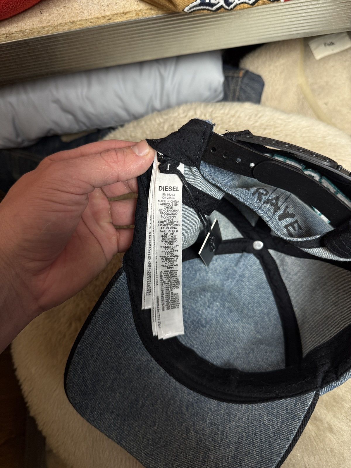 Diesel NWT!!! Diesel Only The Brave Multilogo Double Cap Size ONE SIZE - 9 Thumbnail