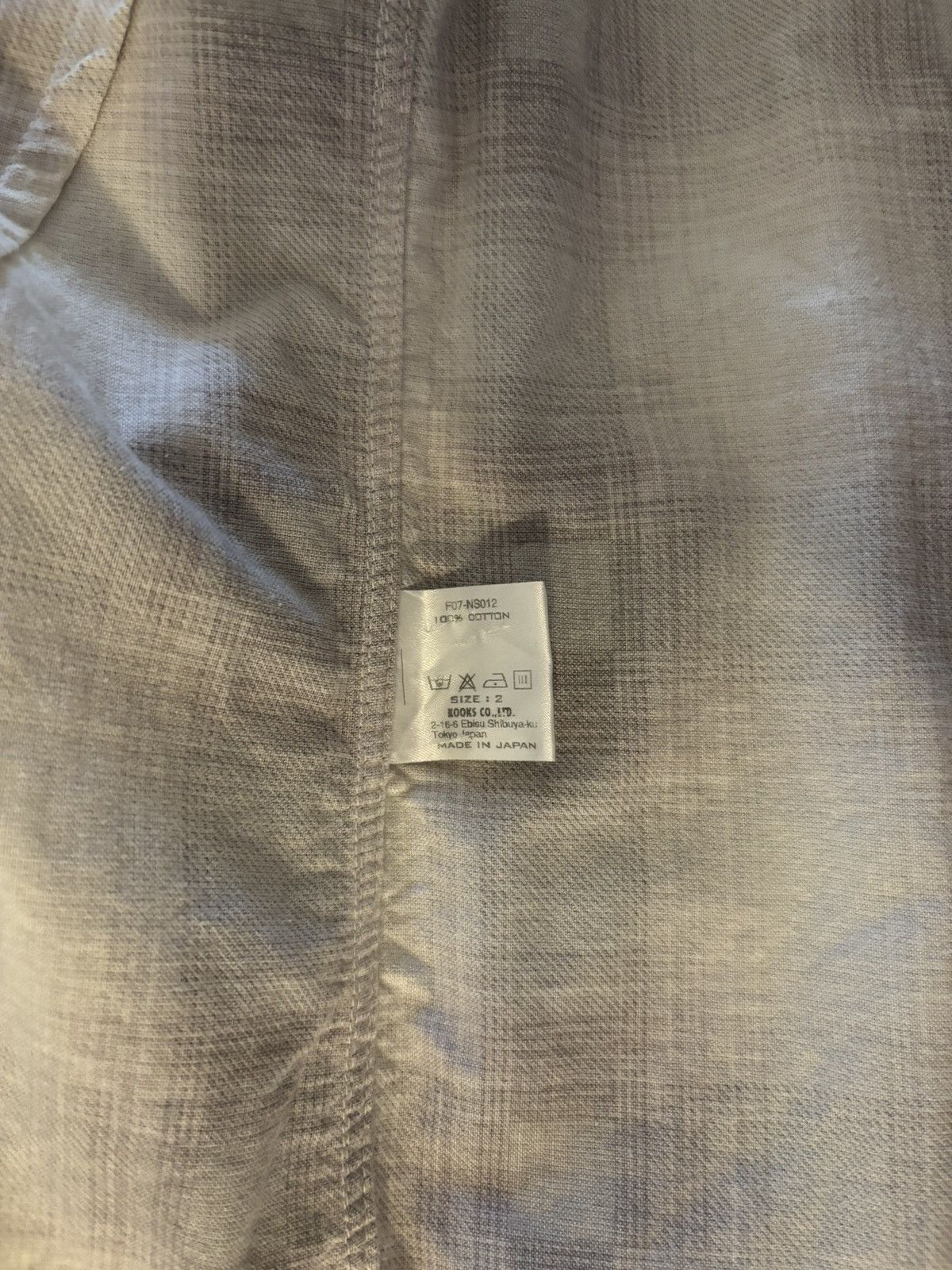 Number (N)ine AW07 Ombre Check Western Shirt Size US S / EU 44-46 / 1 - 5 Thumbnail