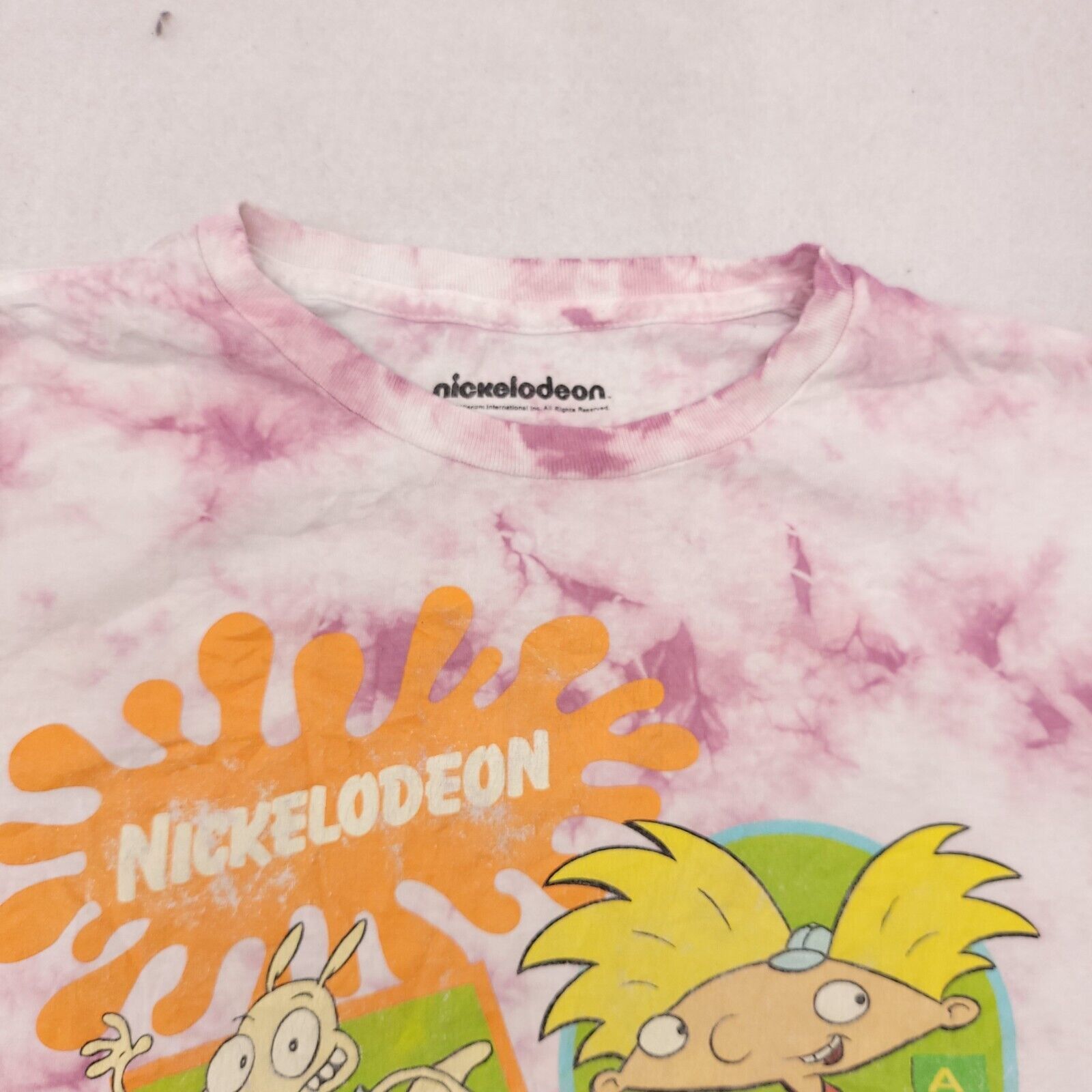 Nickelodeon Nickelodeon Pullover T Shirt Adult Mens Size Medium M Pink Size US M / EU 48-50 / 2 - 1 Thumbnail