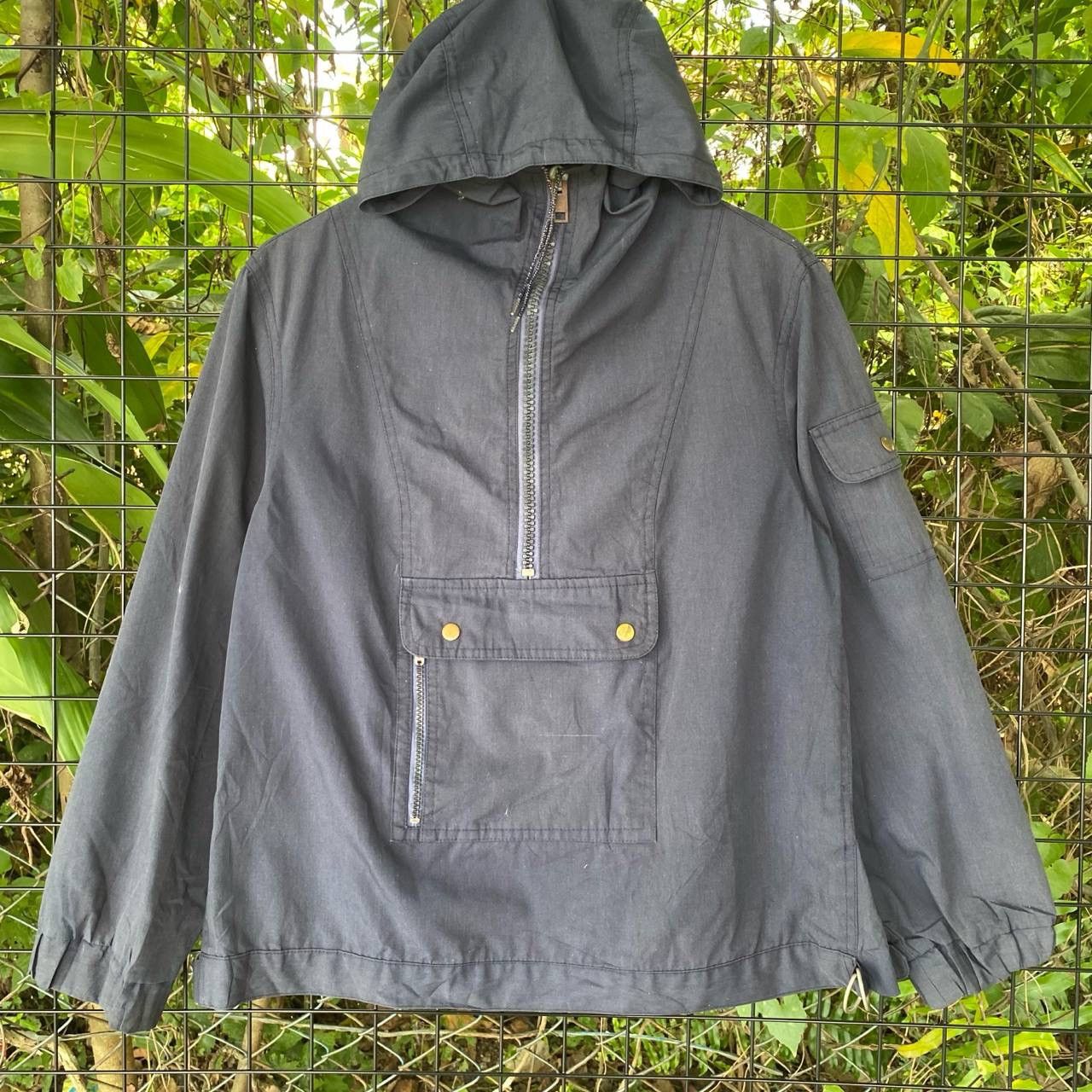 Abercrombie & Fitch × Designer Vtg J line by Nagel Hoodie Half Zipper Anorox Jacket Size US M / EU 48-50 / 2 - 2 Thumbnail