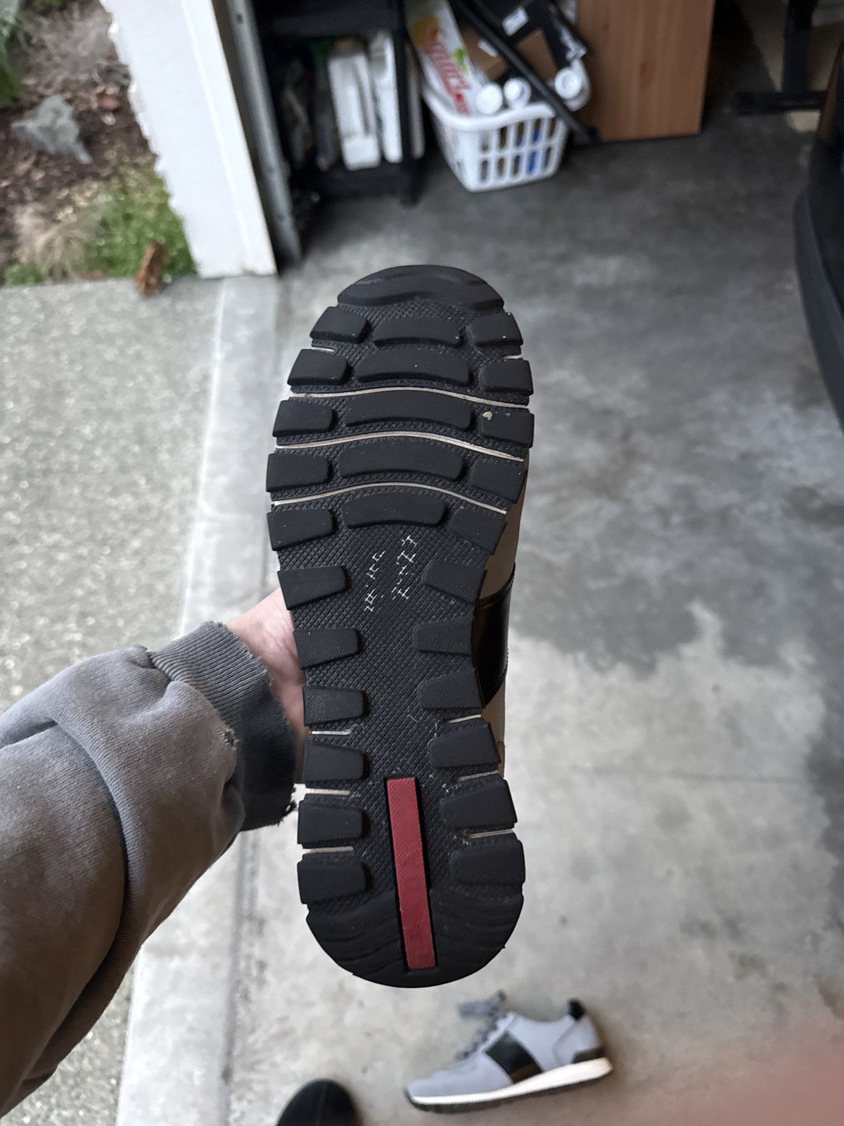 Prada Prada Match Race Sneakers – Grey/Black – Authenticity Check Size US 8 / EU 41 - 2 Thumbnail