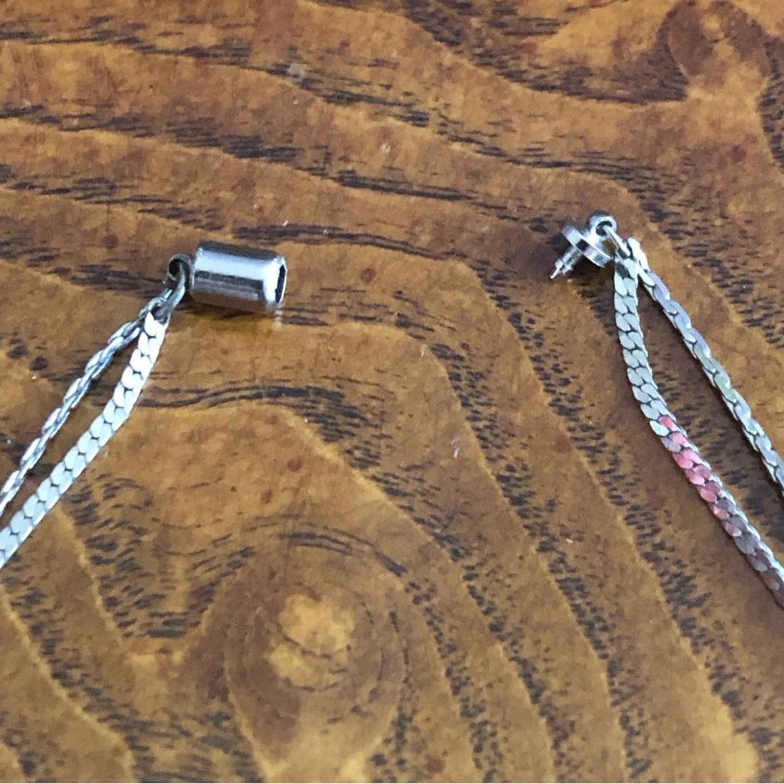 Vintage Vintage double strand silver plated chain bracelet Size ONE SIZE - 5 Thumbnail
