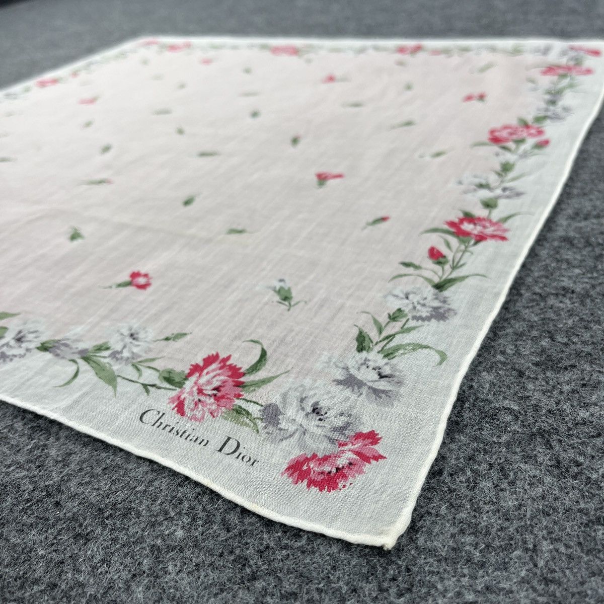 Vintage Christian Dior Handkerchief / Bandana / Neckerchief B521 Size ONE SIZE - 4 Thumbnail