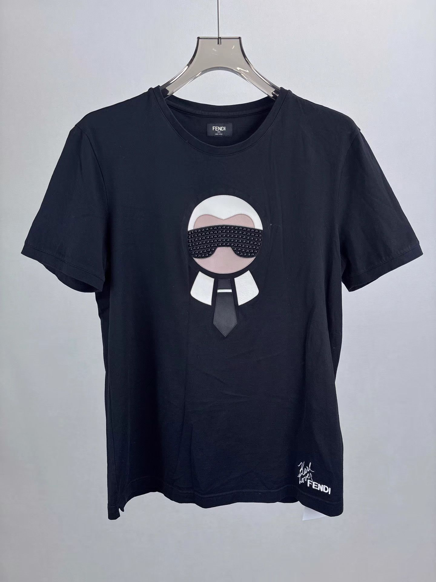 Fendi FENDI Karl Lagerfeld Beaded Short Sleeve K1 Size US M / EU 48-50 / 2 - 1 Thumbnail