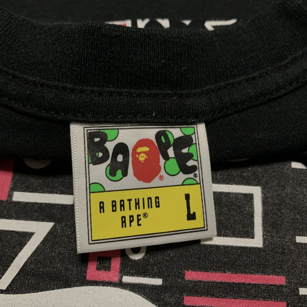 Bape Bape Large Squid Game Black Tee A Bathing Ape Netflix Size US L / EU 52-54 / 3 - 5 Thumbnail