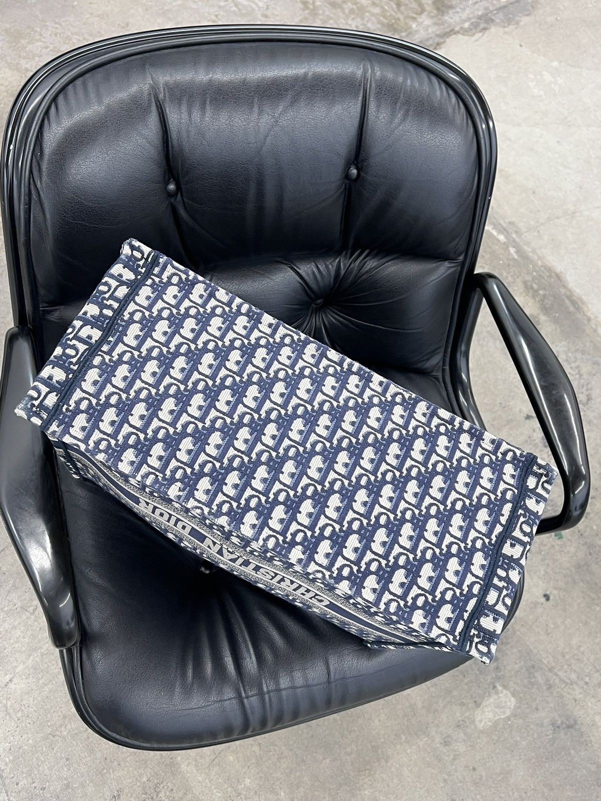 Dior Dior Oblique Medium Book Tote Blue Size ONE SIZE - 5 Thumbnail