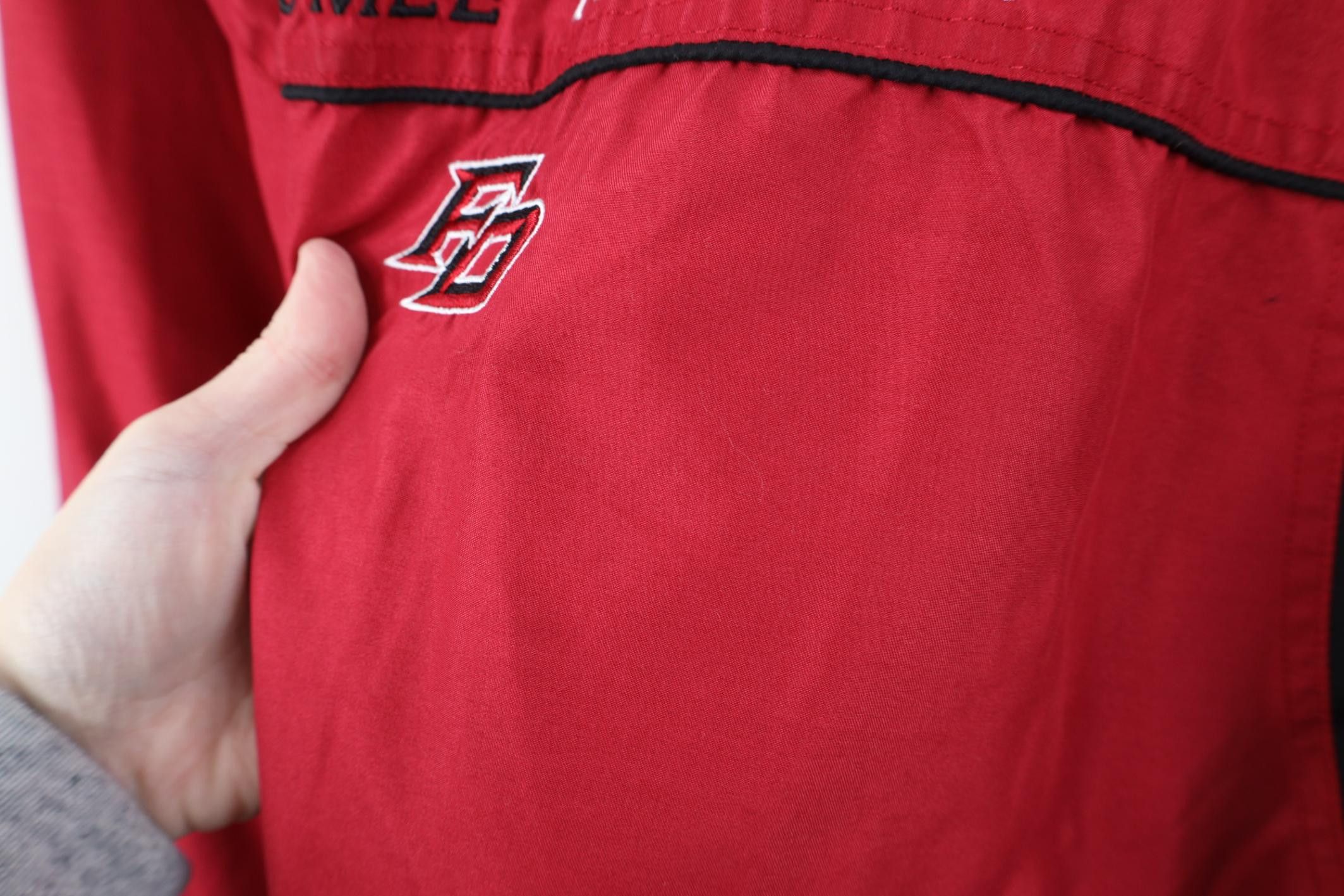 Vintage Vintage Fire Department Pullover Windbreaker Jacket Red Size US XL / EU 56 / 4 - 5 Thumbnail