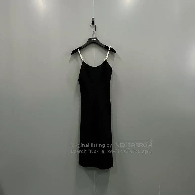 Miu Miu Miu Miu 36 Pearl sling a-line dress Size S / US 4 / IT 40 - 1 Thumbnail