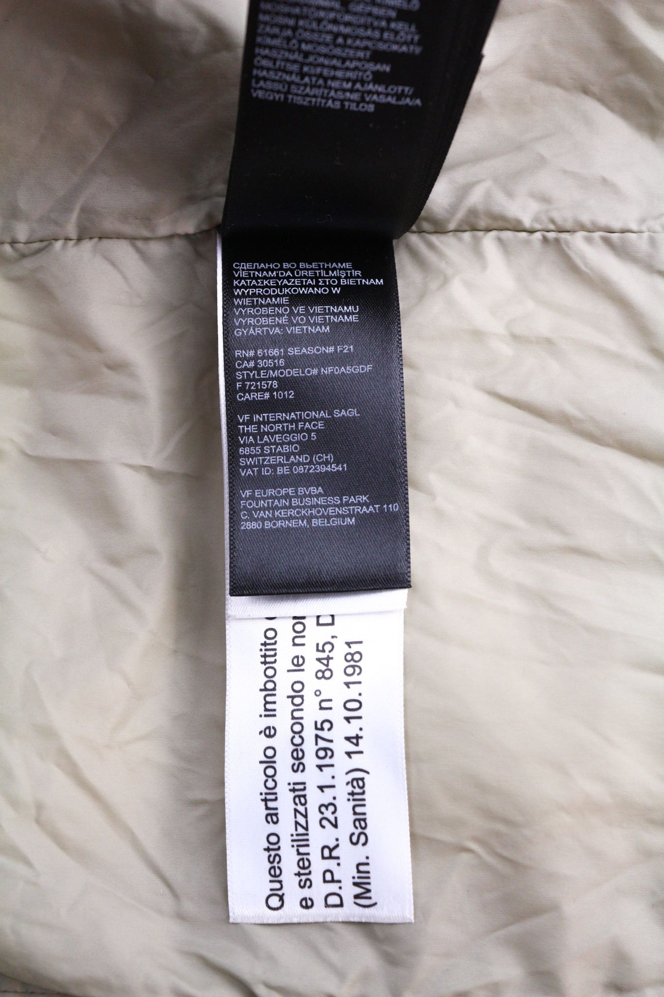 The North Face NF0A5GDF S Hooded 700 Down Light Brown Lined Jacket 79758 Size US S / EU 44-46 / 1 - 10 Thumbnail