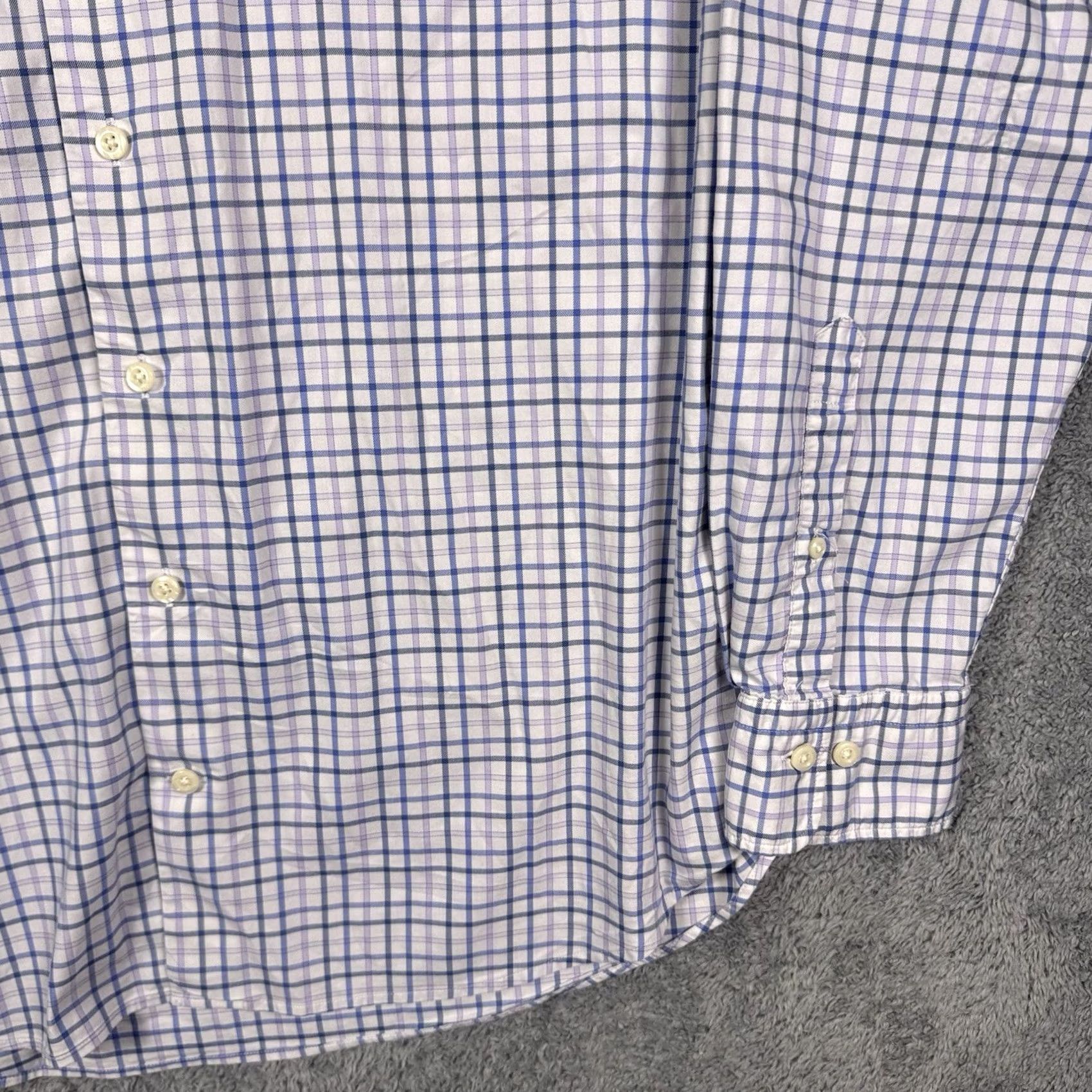 Peter Millar Peter Millar Crown Sport Shirt Men XL Noland Performance Windowpane Preppy Size US XL / EU 56 / 4 - 5 Thumbnail