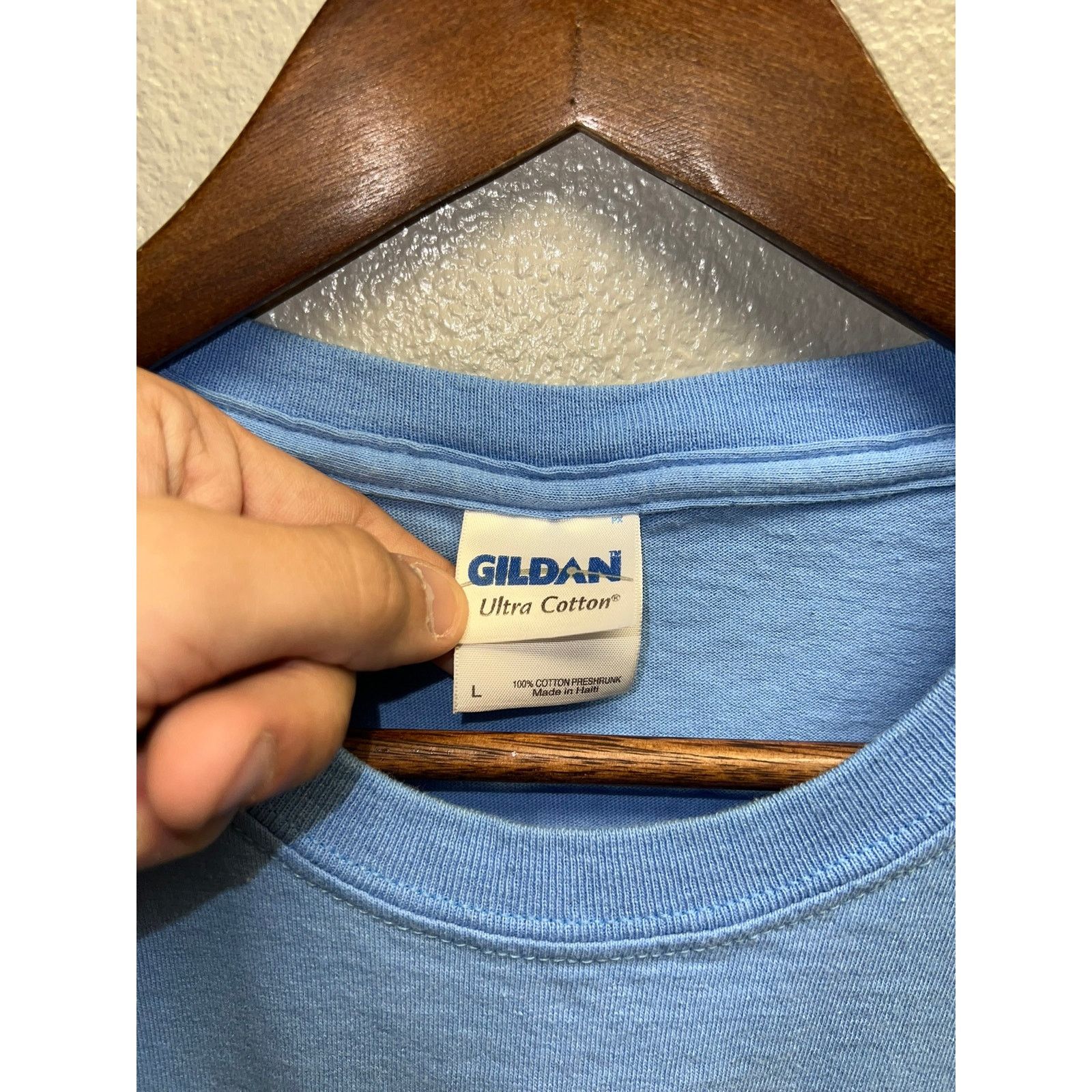 Gildan Vintage Tab Benoit Shirt Lousiana Roots Music Tour Tee L Size US L / EU 52-54 / 3 - 5 Thumbnail