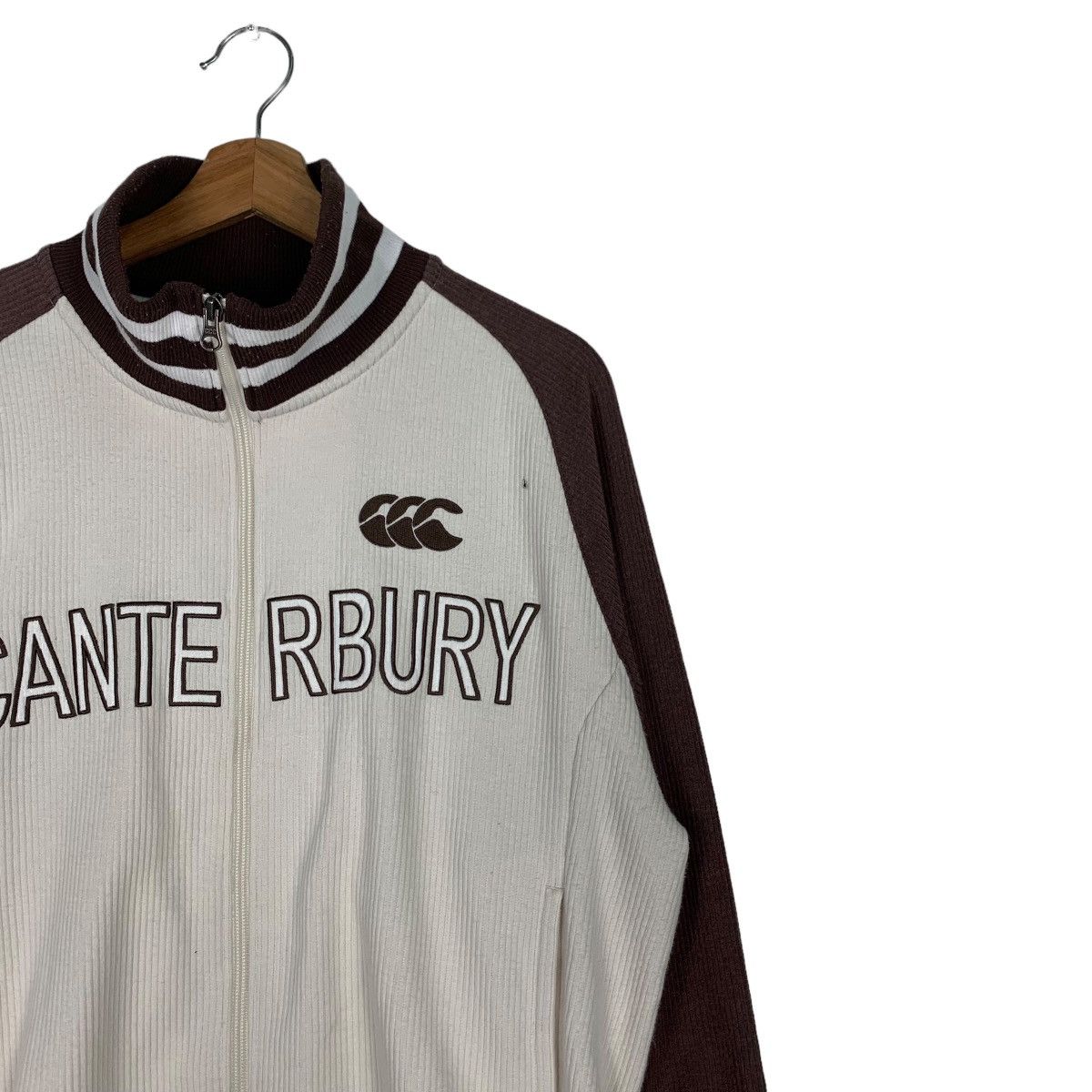 Canterbury of New Zealand CONTERBURY Spellout Big Logo Zipper Sweater Jacket #0140-C7 Size US M / EU 48-50 / 2 - 5 Thumbnail