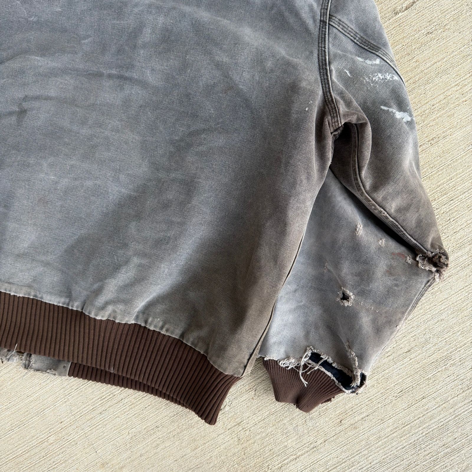 Carhartt × Vintage Carhartt J130 CHT Brown hooded work wear jacket Size US XL / EU 56 / 4 - 7 Thumbnail