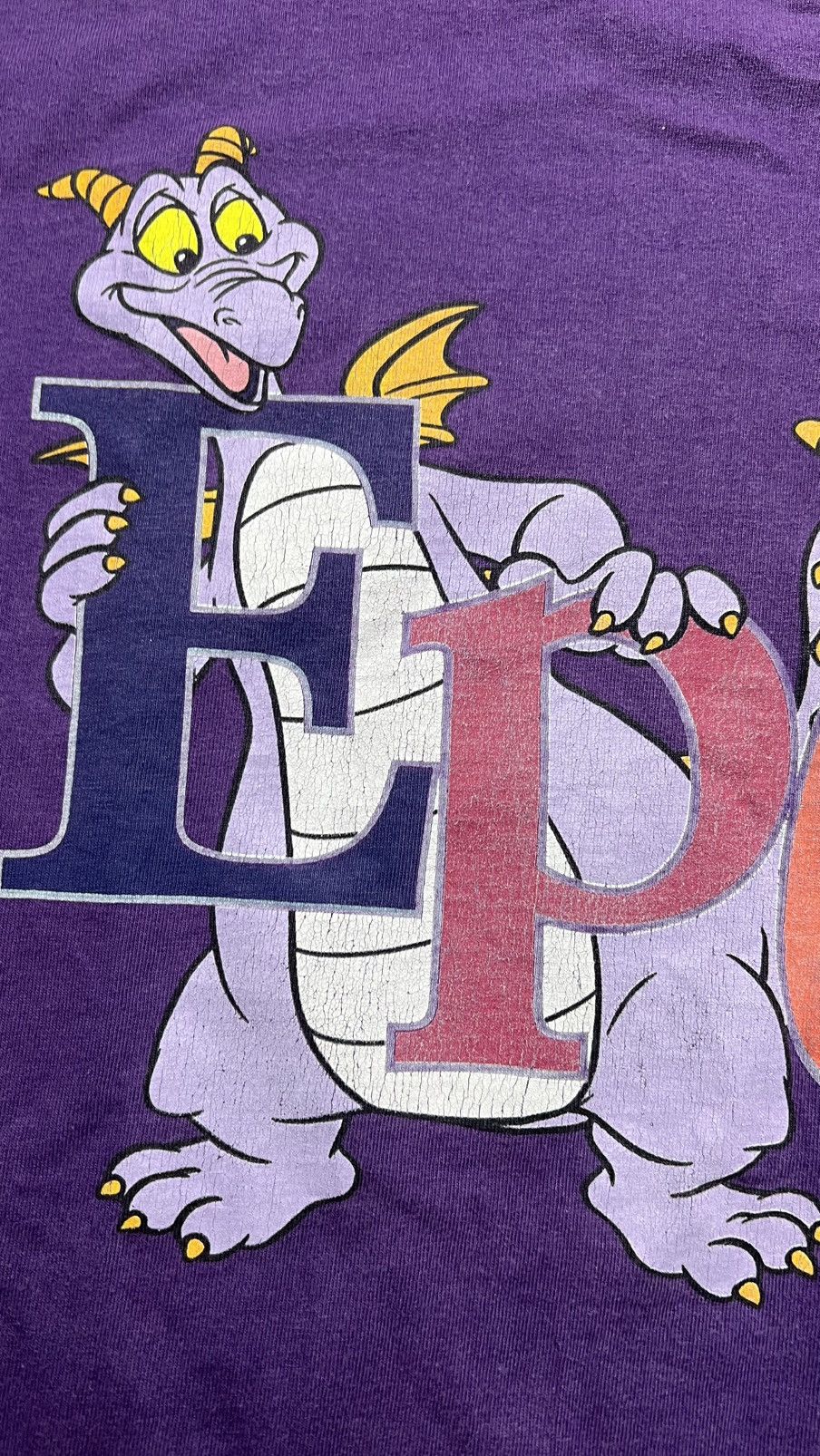 Mickey Inc VTG 90’s Mickey Inc. Disney Figment Epcot Ride Promo Shirt Size US XL / EU 56 / 4 - 4 Thumbnail