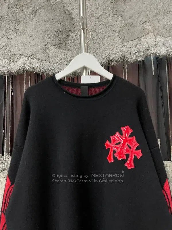 Chrome Hearts Chrome Hearts Black Cashmere Pullover Sweater . Size US M / EU 48-50 / 2 - 2 Thumbnail
