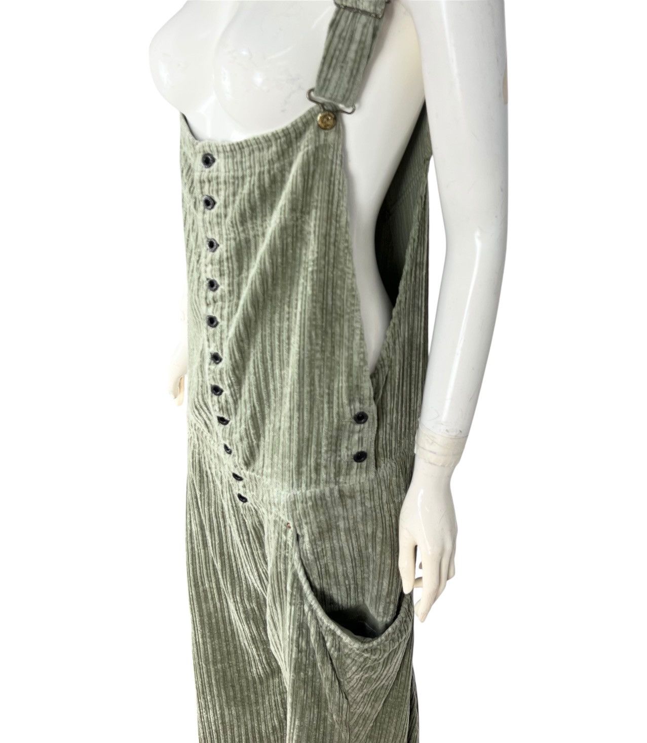 Kapital Vintage Kapital Blue hand Corduroy Flare Coverall Size 25" / US 0 / IT 36 - 2 Thumbnail