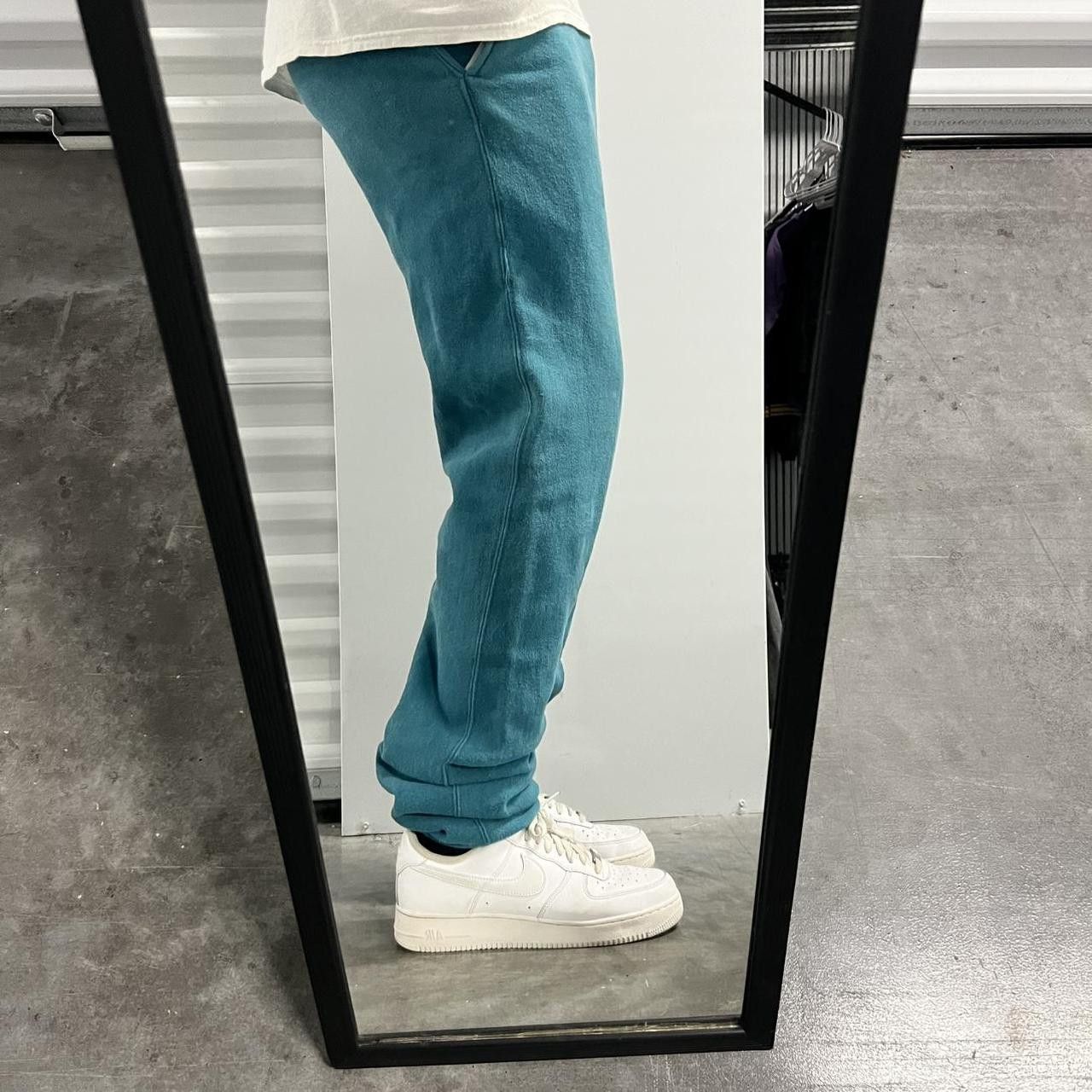Champion Vintage Y2K/2000s Teal Champion Essential Sweatpants! Size US 32 / EU 48 - 1 Thumbnail