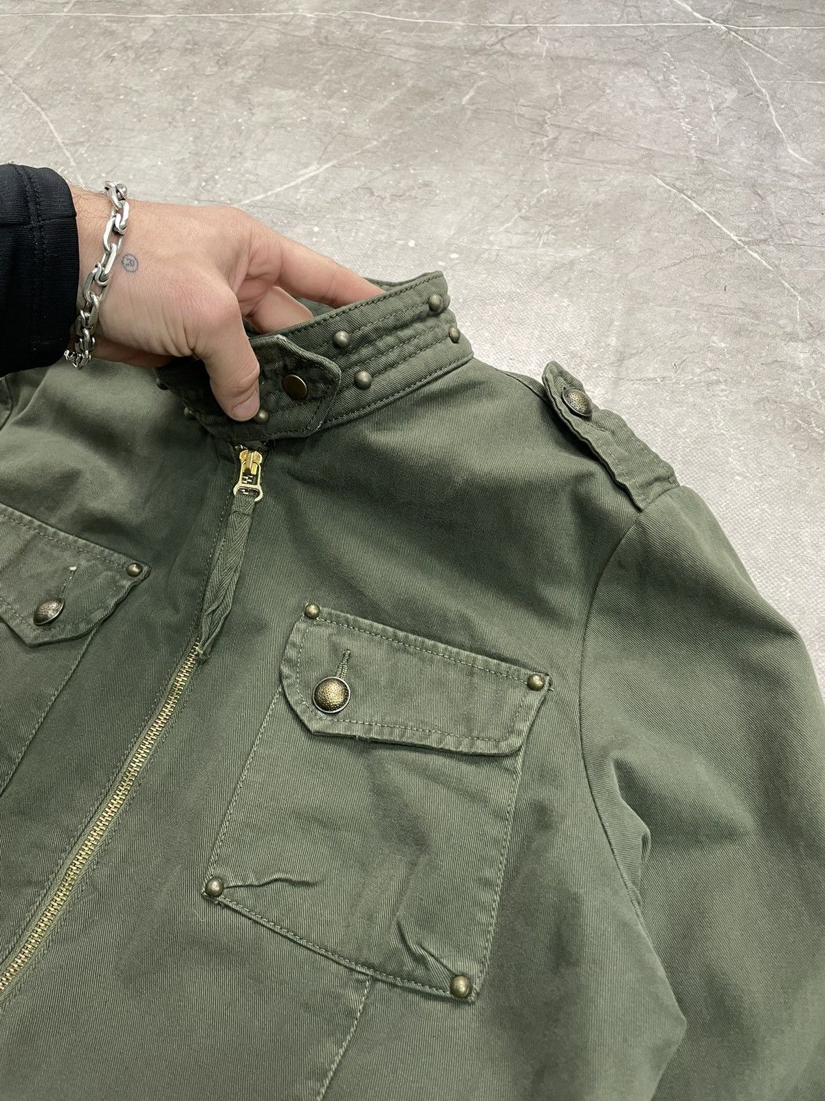 If Six Was Nine Rare army style y2k bomber jacket if six was nine archive Size US M / EU 48-50 / 2 - 3 Thumbnail