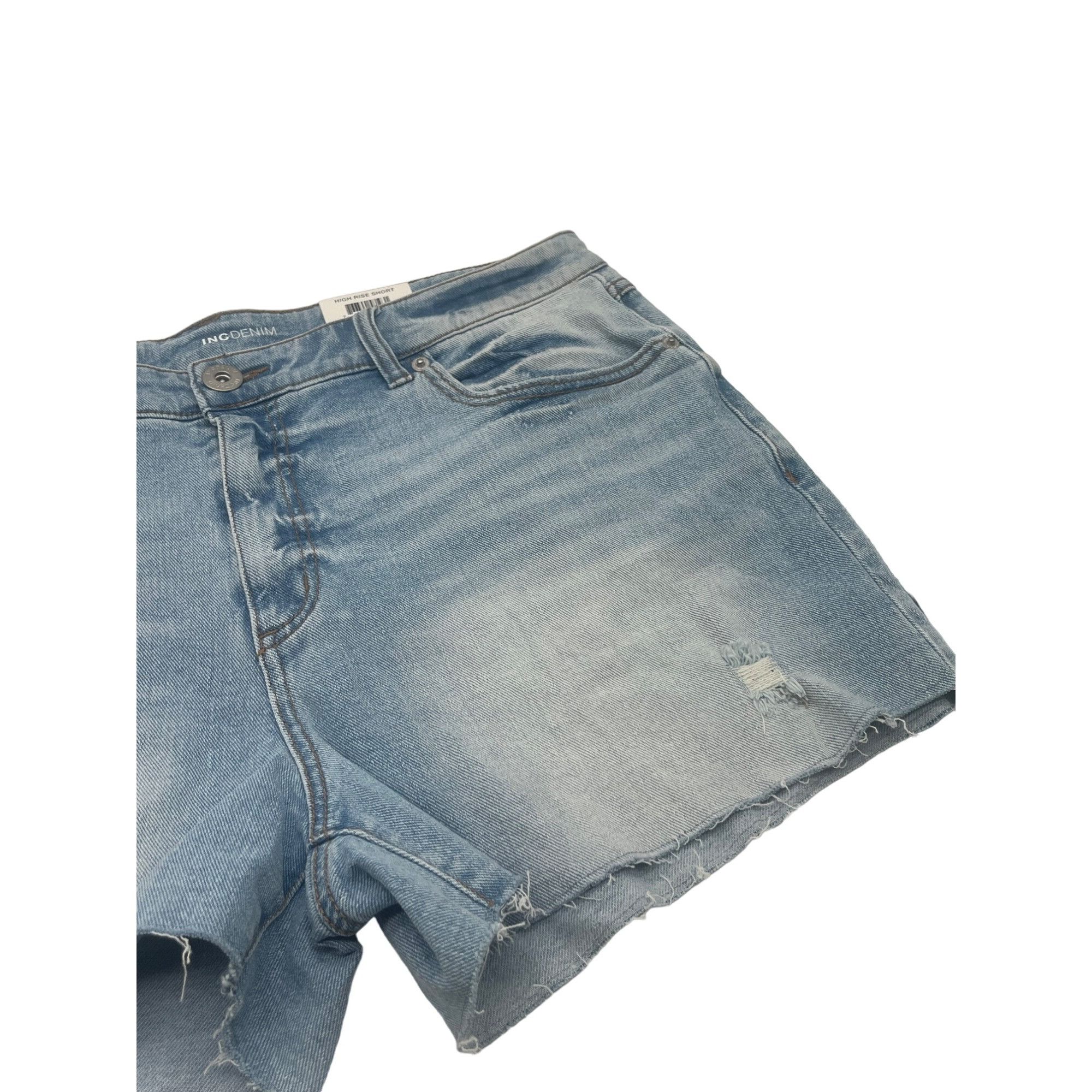 Other INC International Concepts Frayed Hem High-Rise Denim shorts Size 31" - 4 Thumbnail