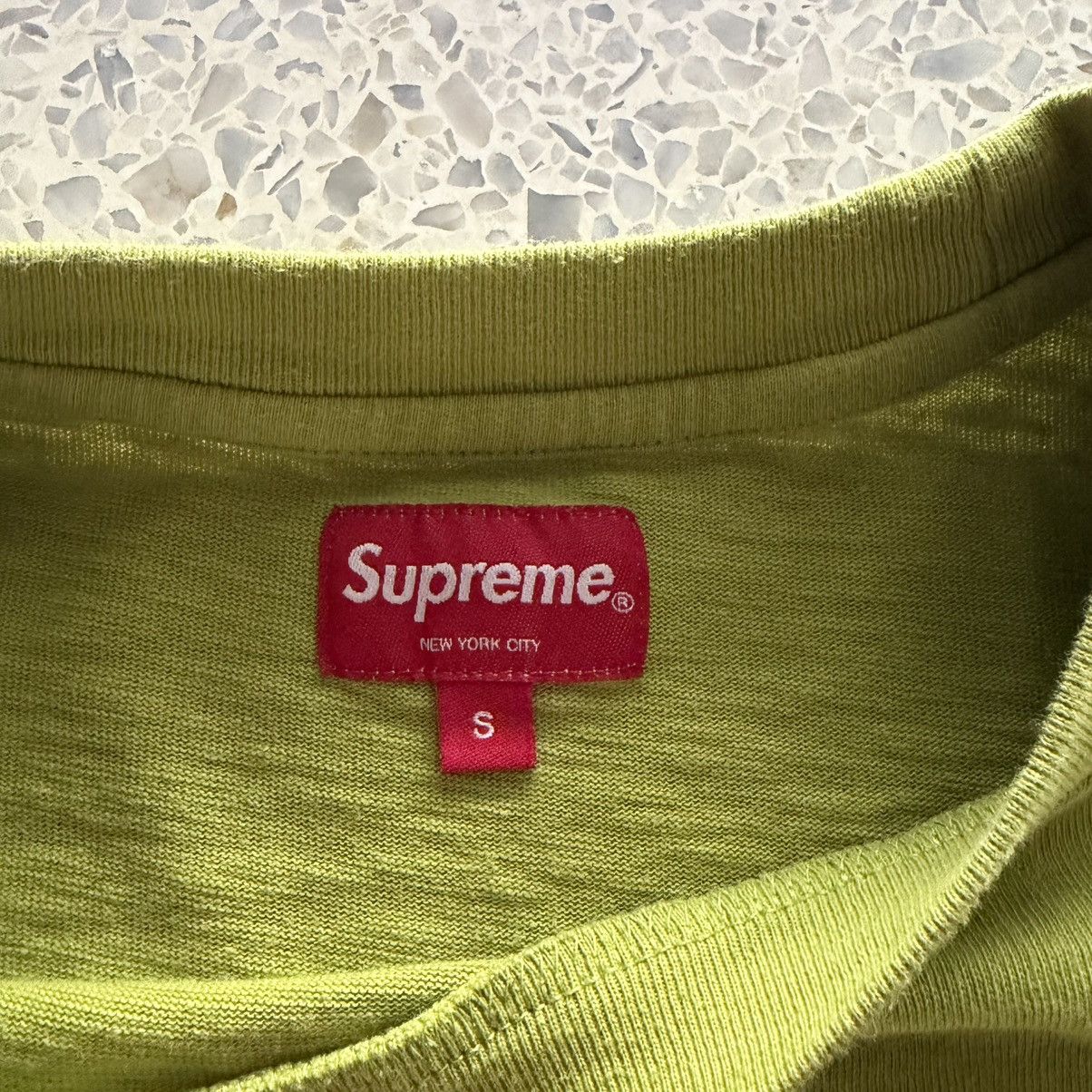 Supreme Supreme Overdyed Pocket Tee Bright Yellow/Lime Green Size US S / EU 44-46 / 1 - 4 Thumbnail