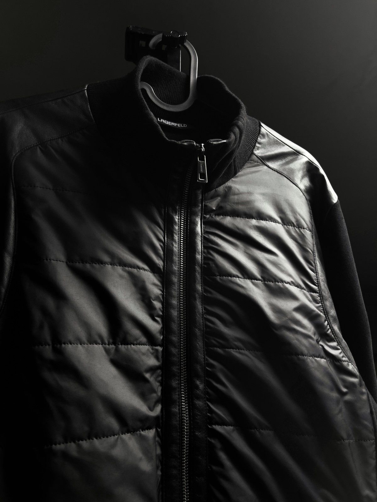 Karl Lagerfeld Karl Lagerfeld Quilted Hybrid Jacket Size US M / EU 48-50 / 2 - 1 Thumbnail