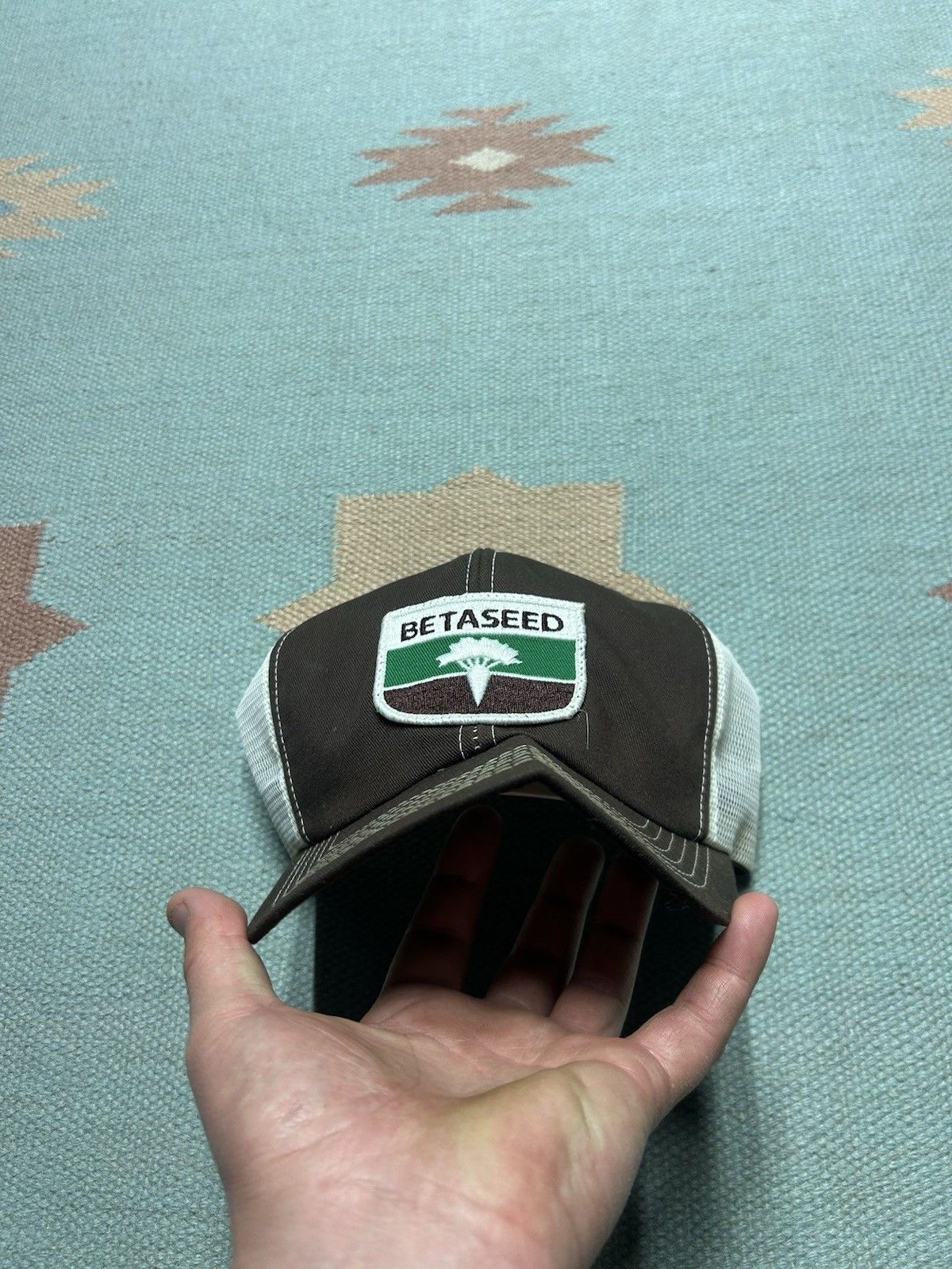 Vintage Vtg k products trucker hat Betaseed beet seed farm USA made Size ONE SIZE - 3 Thumbnail