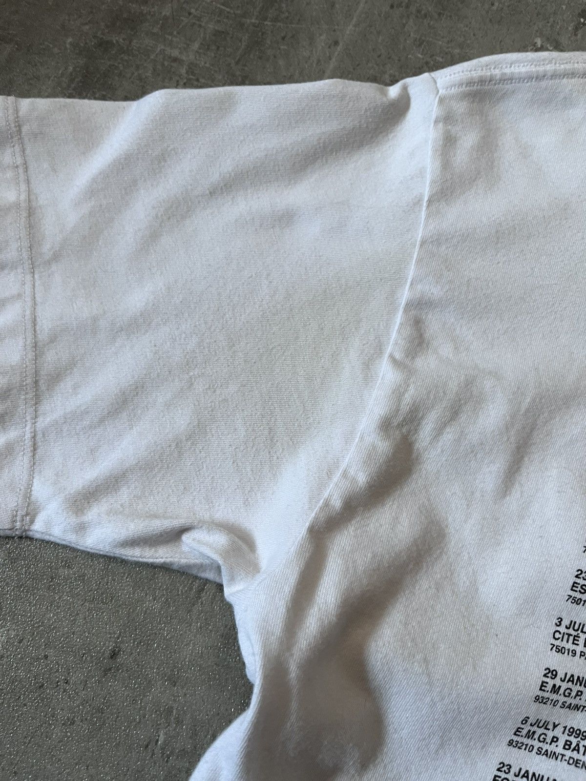 Raf Simons Raf Simons S/S 2019 Montreuil Paris T-shirt white Size US M / EU 48-50 / 2 - 11 Thumbnail