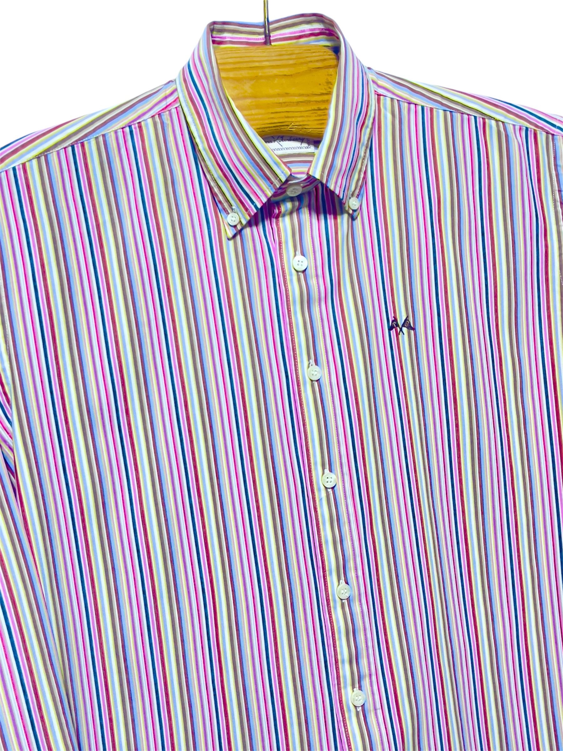 Burberry 🔥 Tb Burberry striped shirt L size multicolored Size US L / EU 52-54 / 3 - 4 Thumbnail