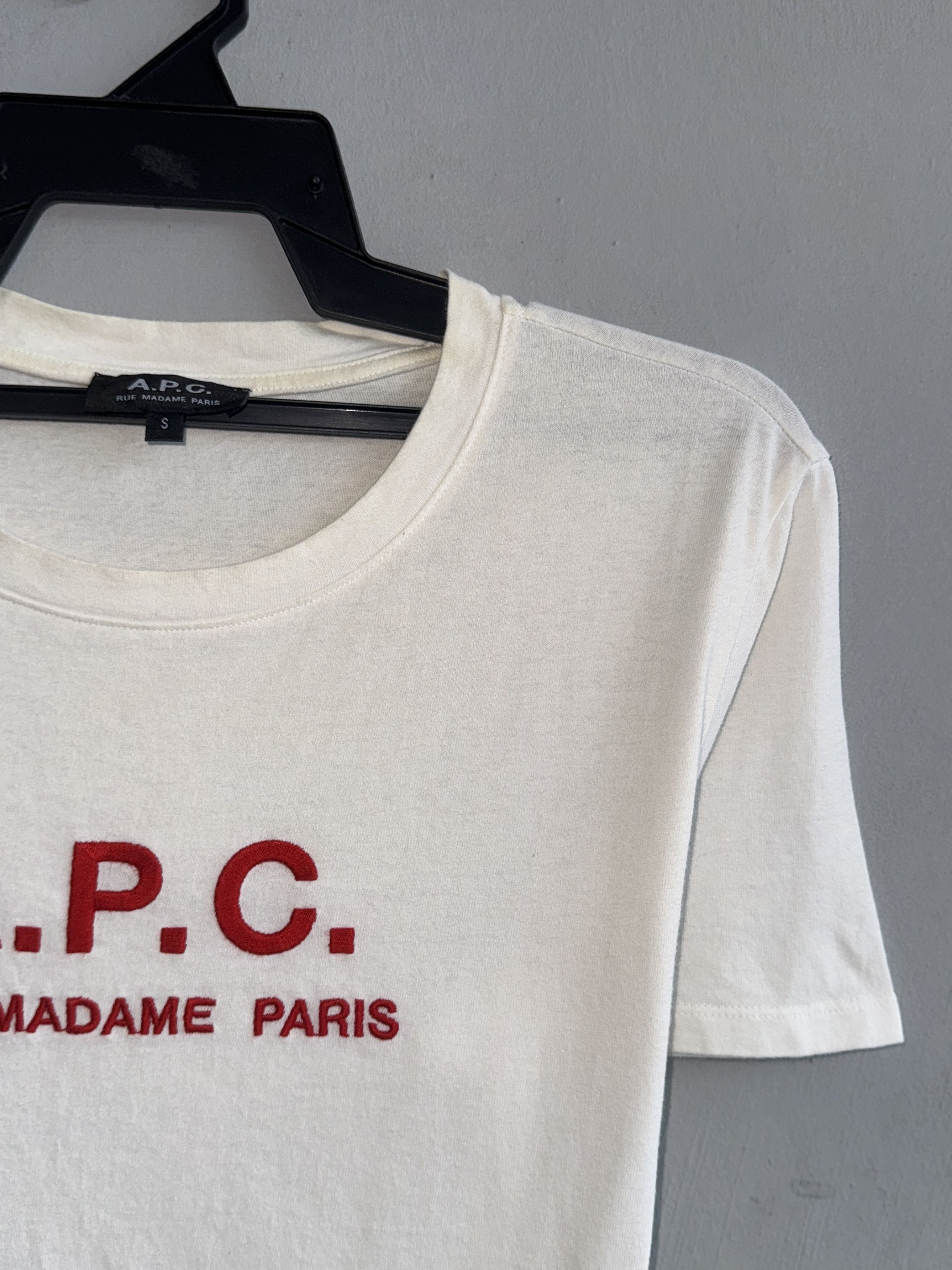 A.P.C. APC Spellout Shirt Size S / US 4 / IT 40 - 2 Thumbnail
