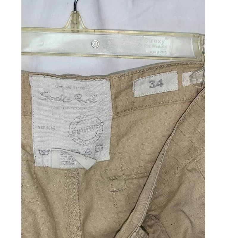 Smoke Rise Tan Cargo Shorts Size 34 by Smoke Rise Size US 34 / EU 50 - 3 Thumbnail