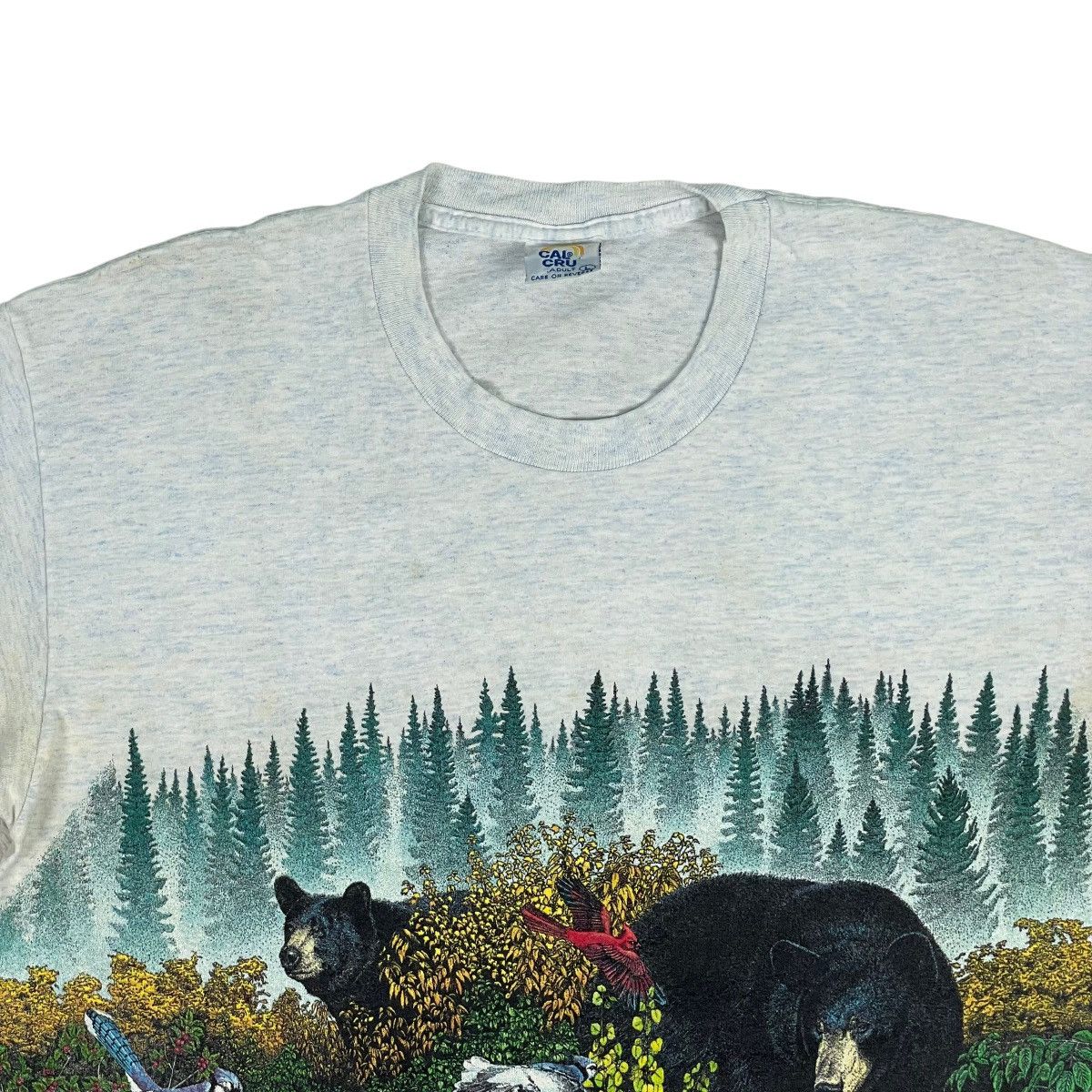 Habitat 🔥LAST PRICE🔥 Vintage 92 AOP Habitat XCII Bears Racoons Tee Size US L / EU 52-54 / 3 - 3 Thumbnail
