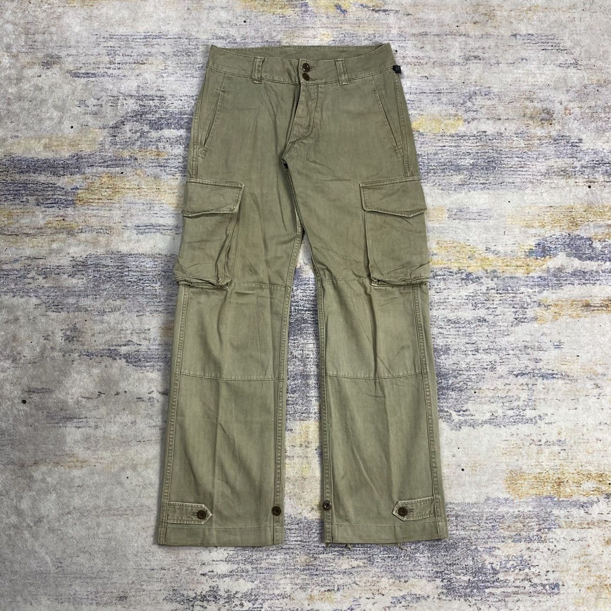 Japanese Brand Vintage Herringbone cargo pants Size US 30 / EU 46 - 1 Thumbnail